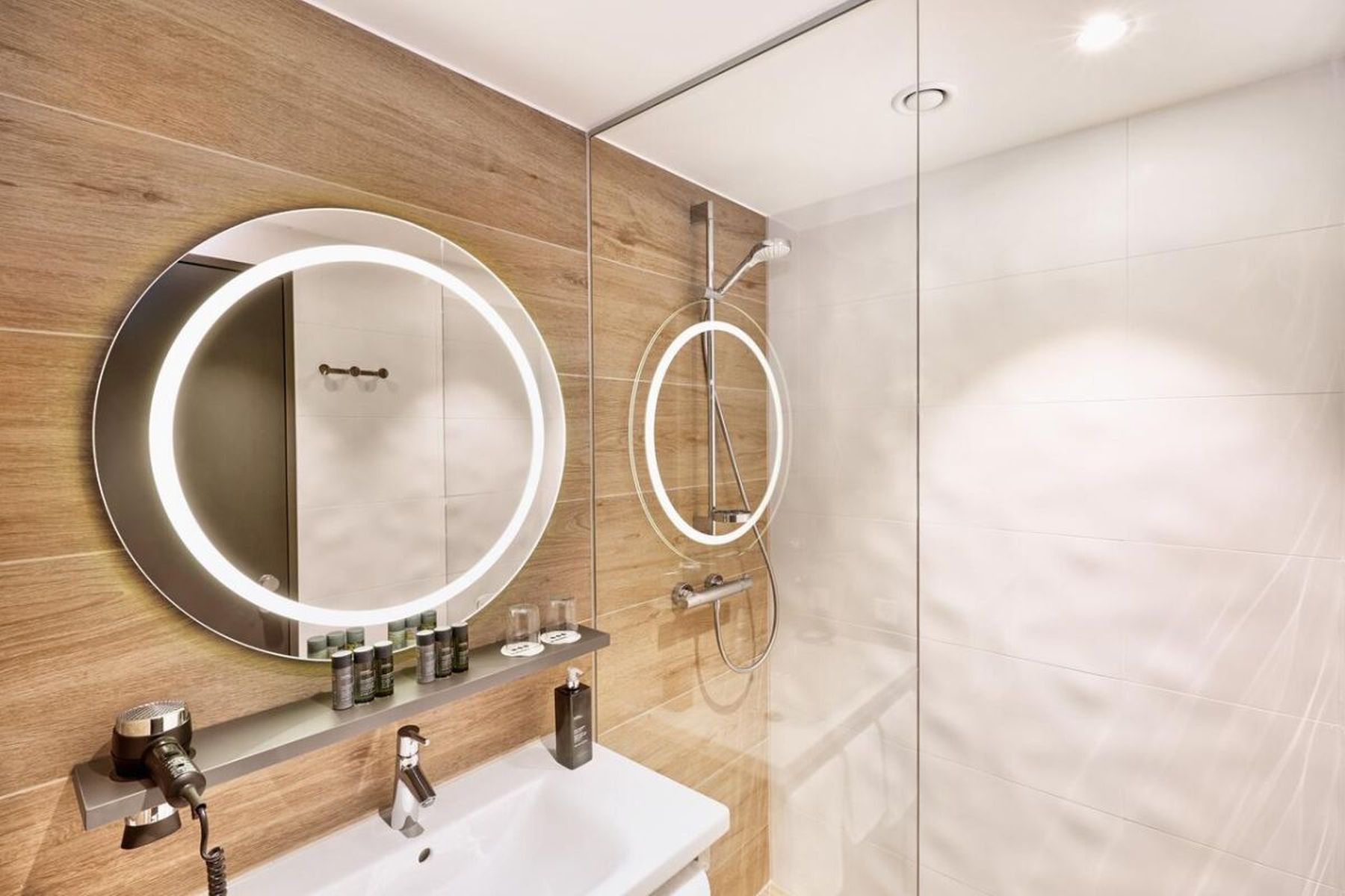 Guest room bath at the H2 Hotel Budapest in Budapest, Other than US/Canada