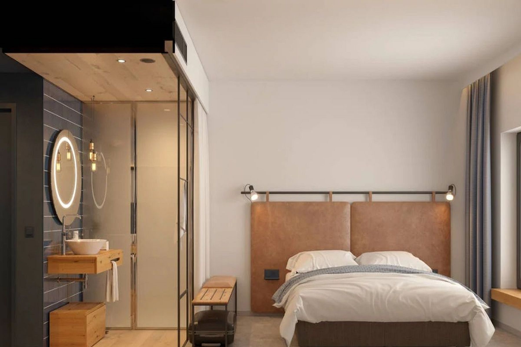 Guest room at the H2 Hotel Budapest in Budapest, Other than US/Canada