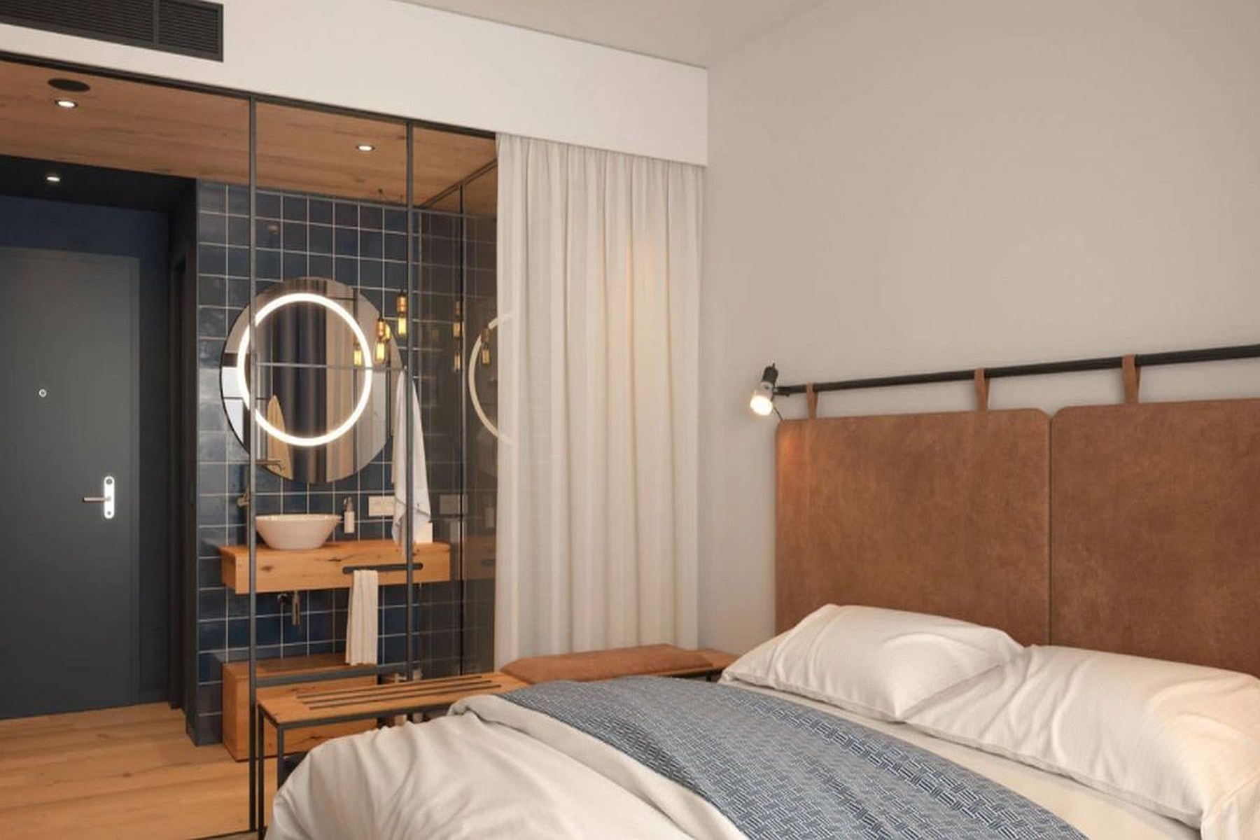 Guest room at the H2 Hotel Budapest in Budapest, Other than US/Canada