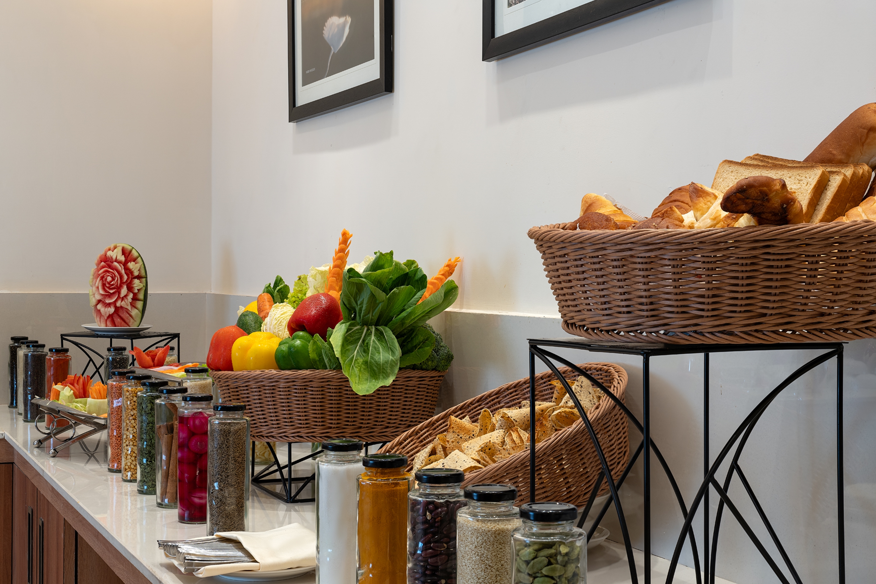 Cozzet Victoria Bhubaneswar Trademark by Wyndham restaurant breakfast area with seating in Bhubaneswar, Other than US/Canada