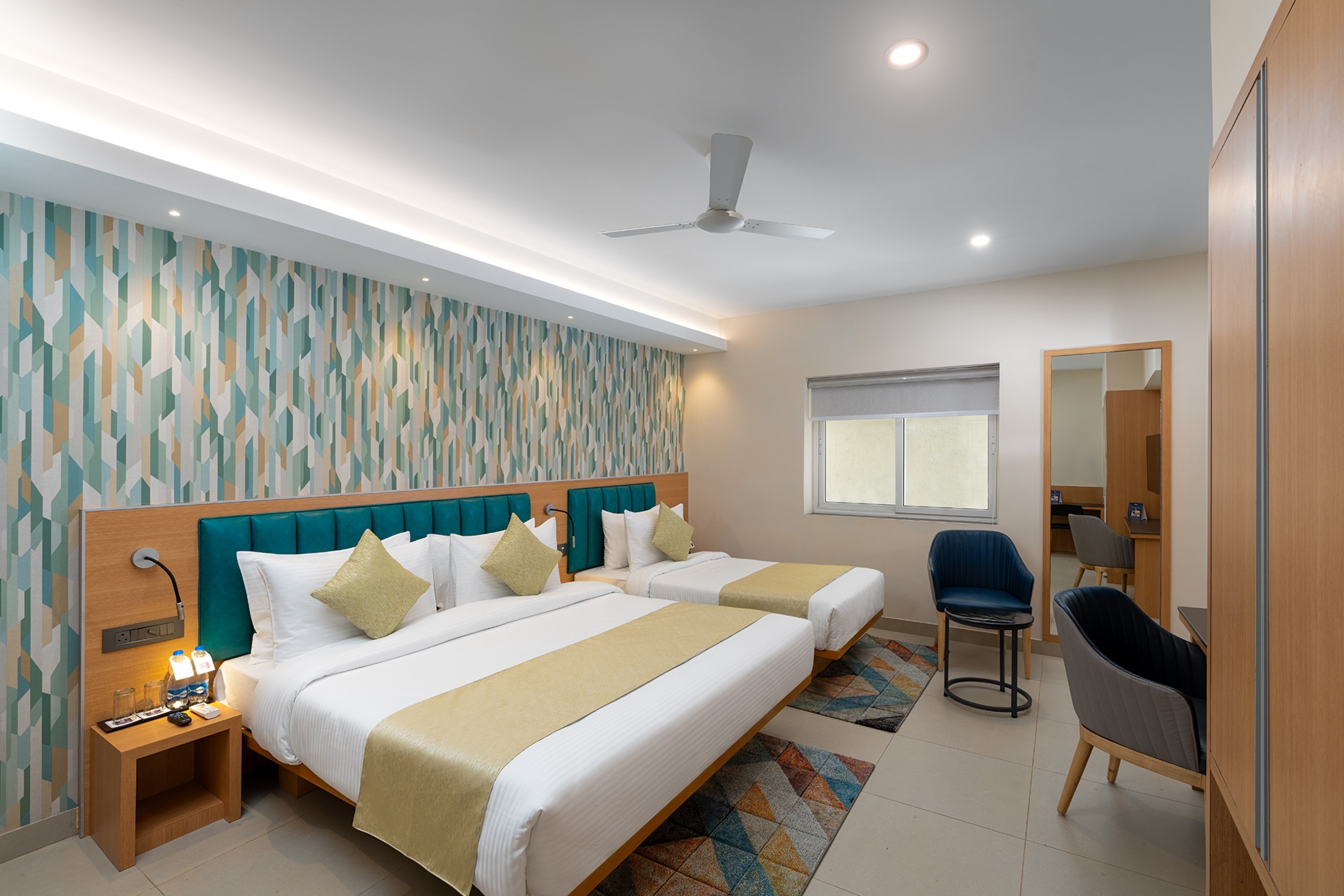 Guest room at the Cozzet Victoria Bhubaneswar Trademark by Wyndham in Bhubaneswar, Other than US/Canada