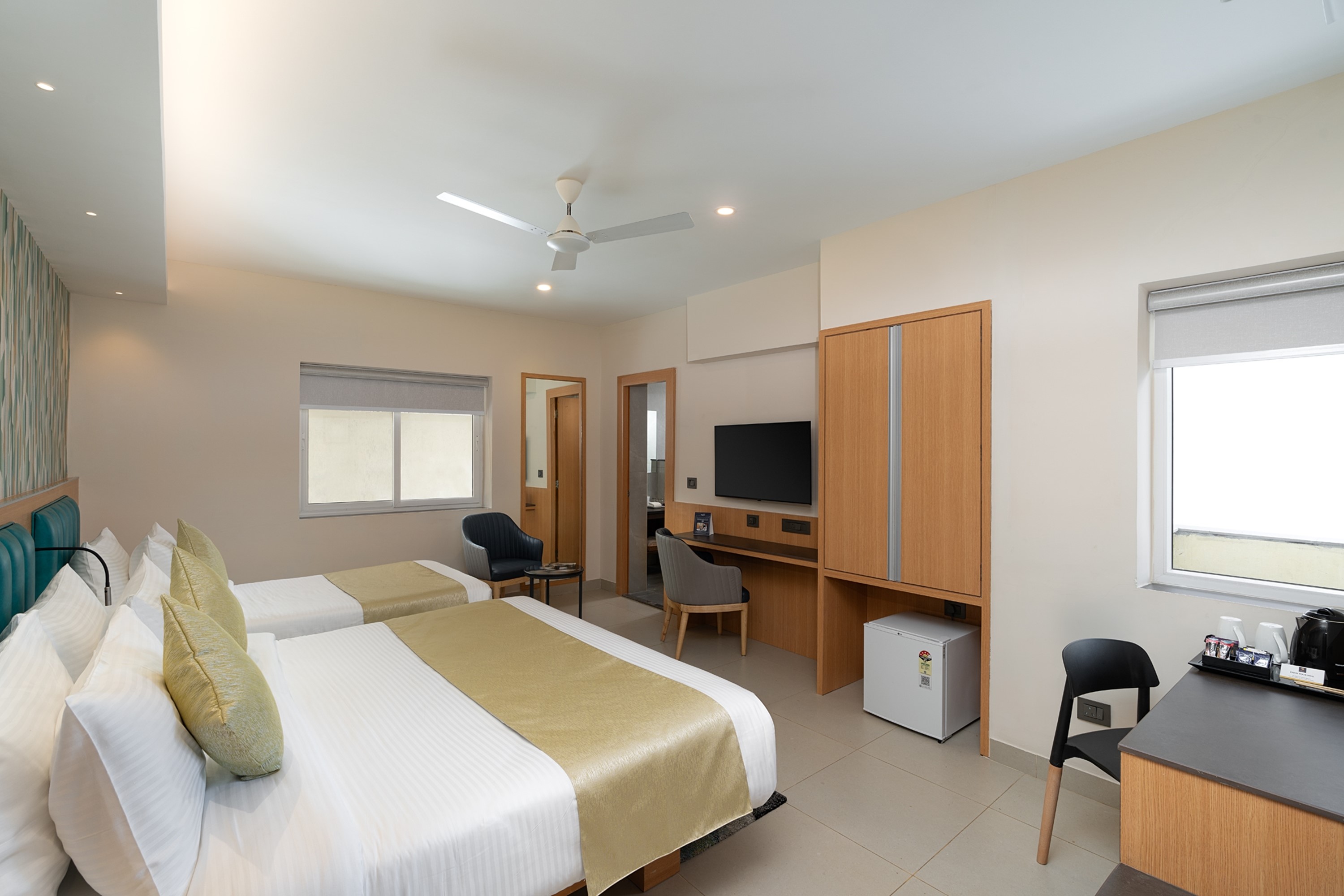 Guest room at the Cozzet Victoria Bhubaneswar Trademark by Wyndham in Bhubaneswar, Other than US/Canada