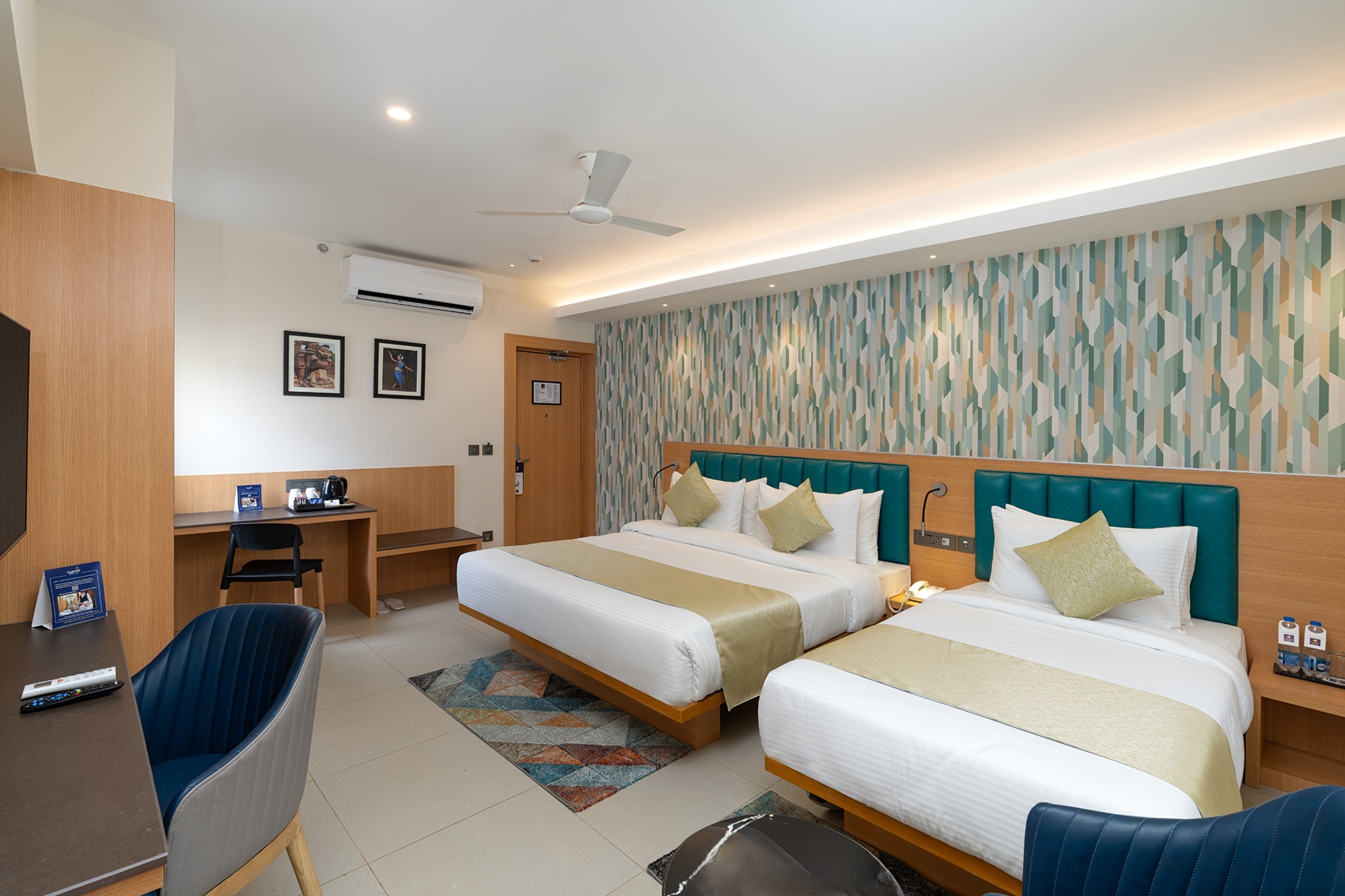 Guest room at the Cozzet Victoria Bhubaneswar Trademark by Wyndham in Bhubaneswar, Other than US/Canada