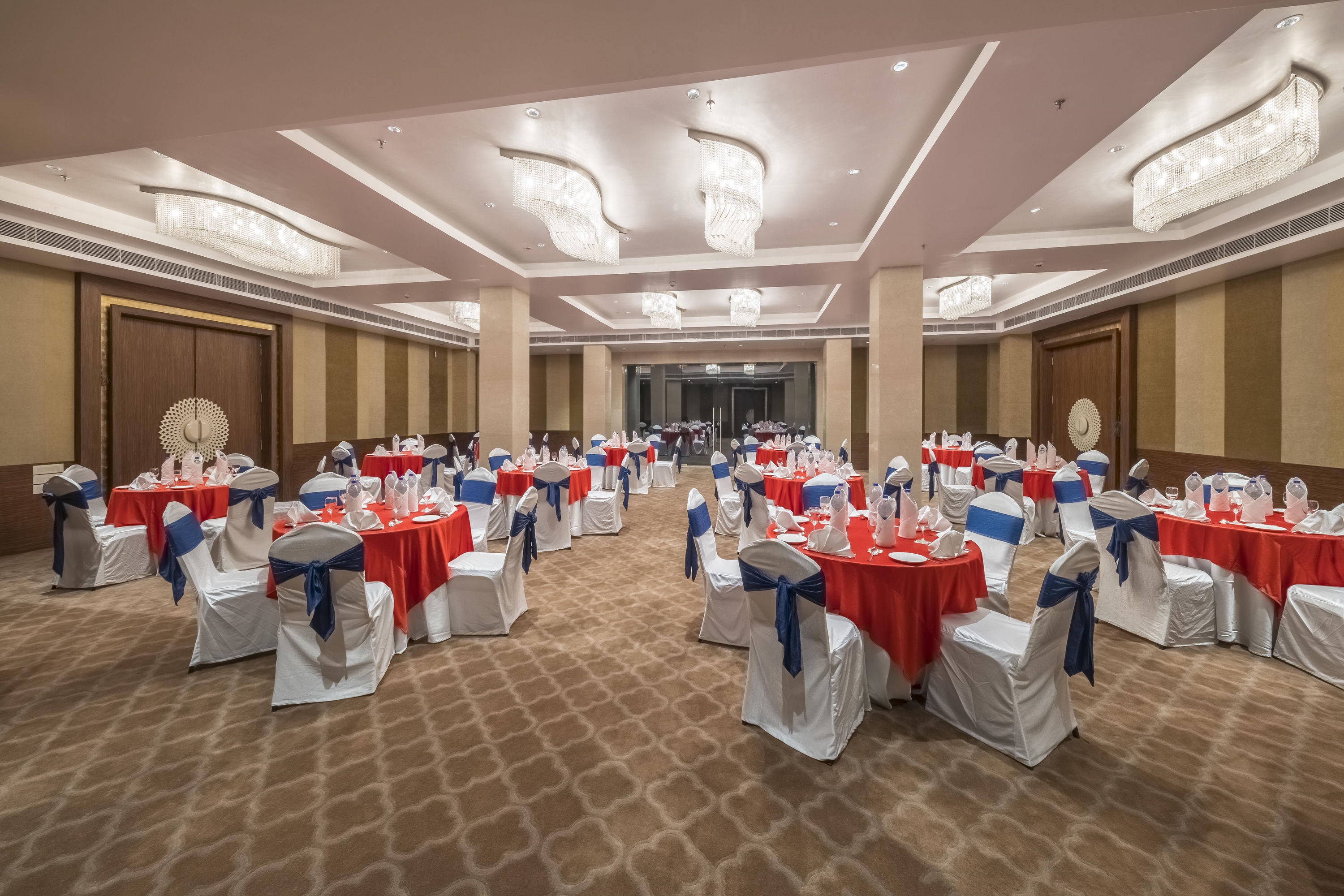 Cygnett Park Meghna Trademark by Wyndham ballroom banquet rounds in Bongaigaon, Other than US/Canada