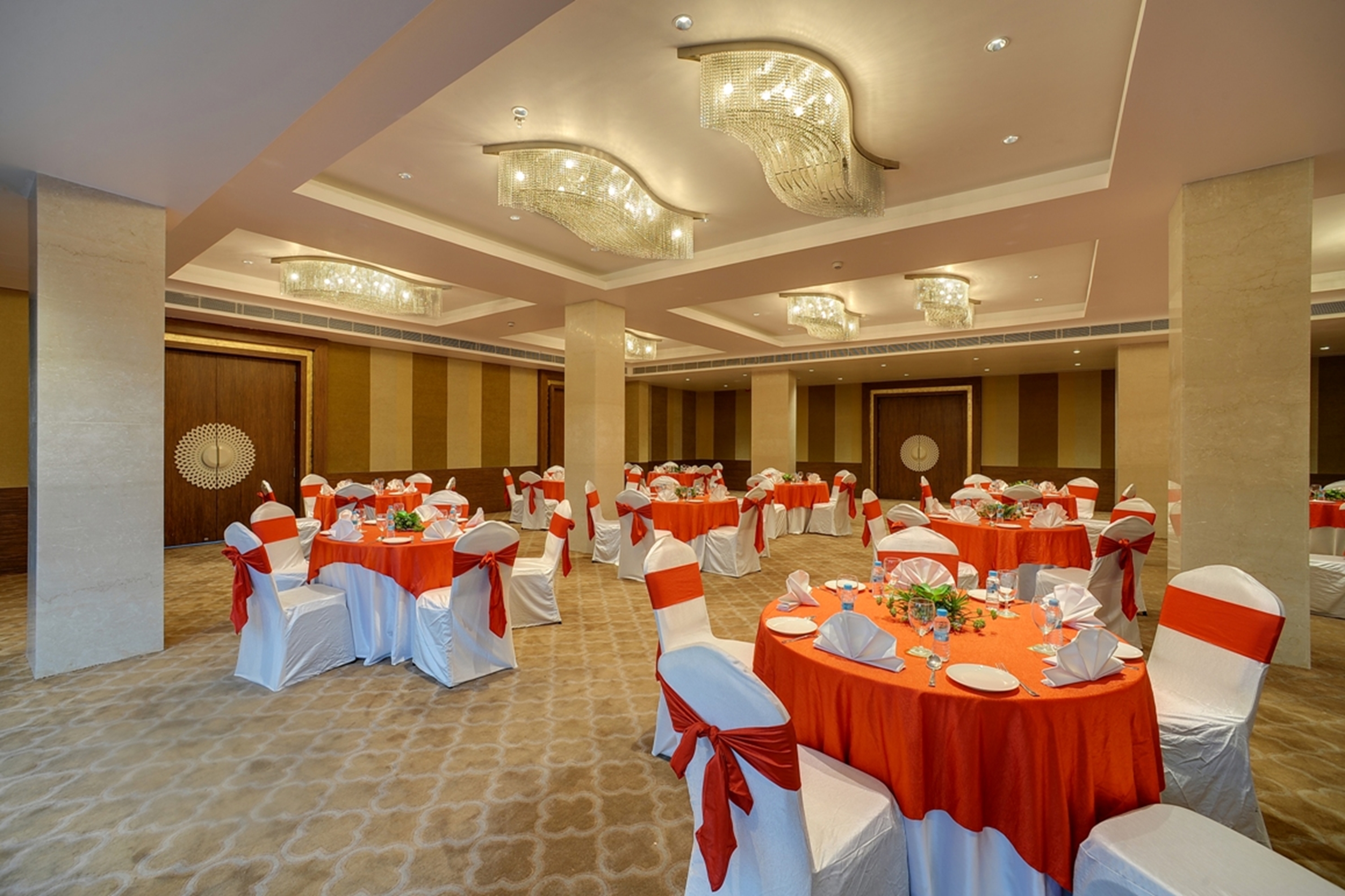 Cygnett Park Meghna Trademark by Wyndham ballroom banquet rounds in Bongaigaon, Other than US/Canada