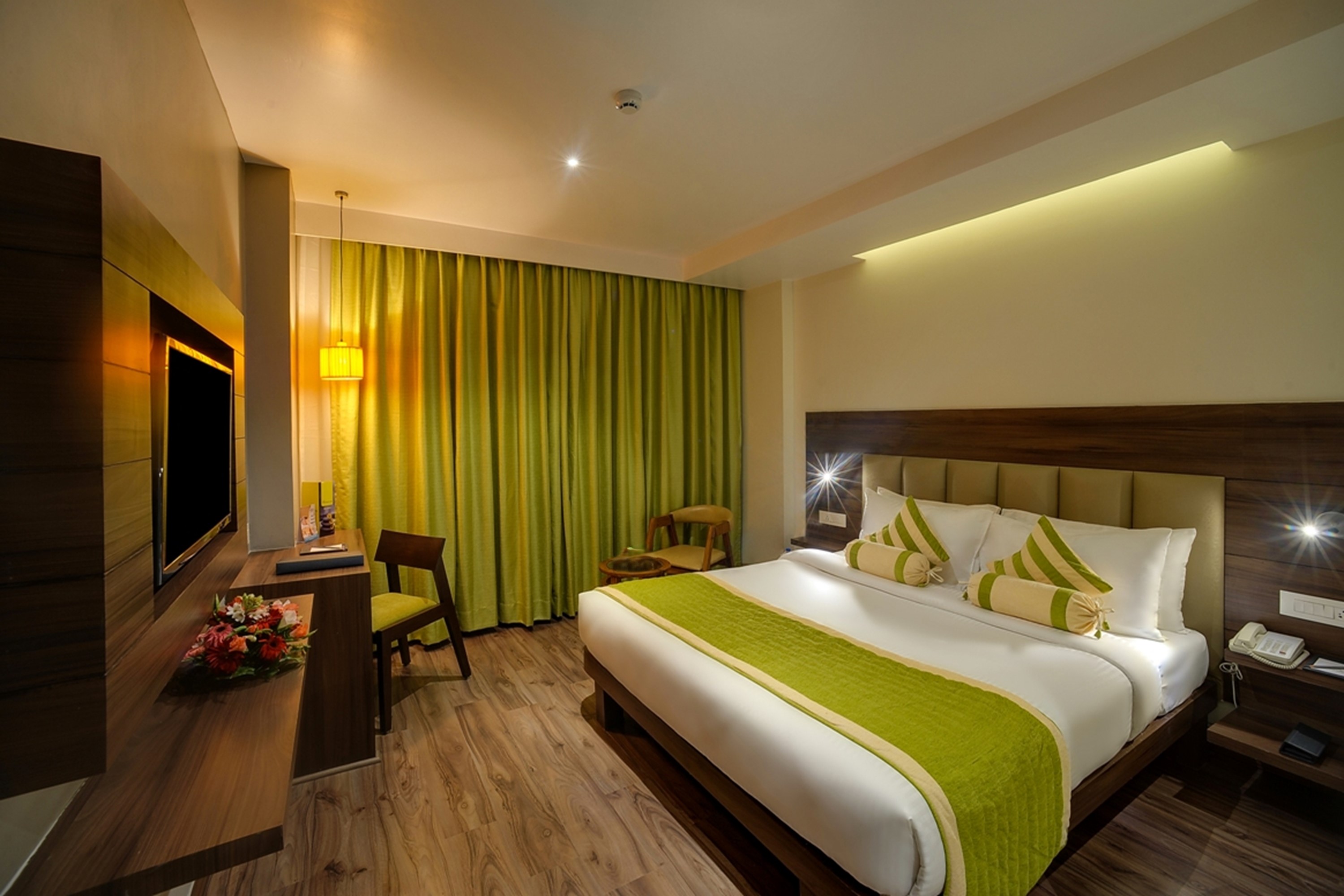 Guest room at the Cygnett Park Meghna Trademark by Wyndham in Bongaigaon, Other than US/Canada