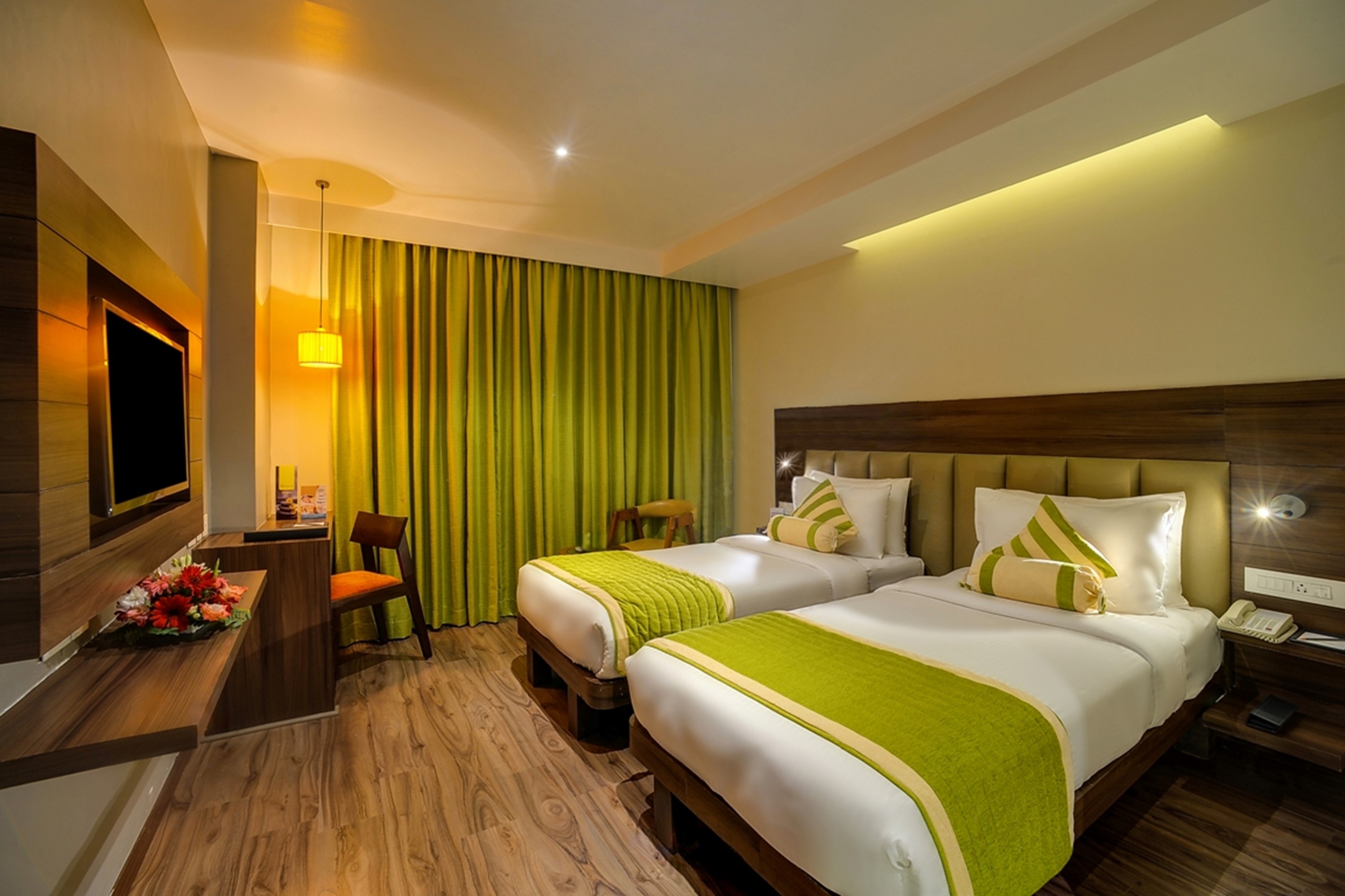 Guest room at the Cygnett Park Meghna Trademark by Wyndham in Bongaigaon, Other than US/Canada