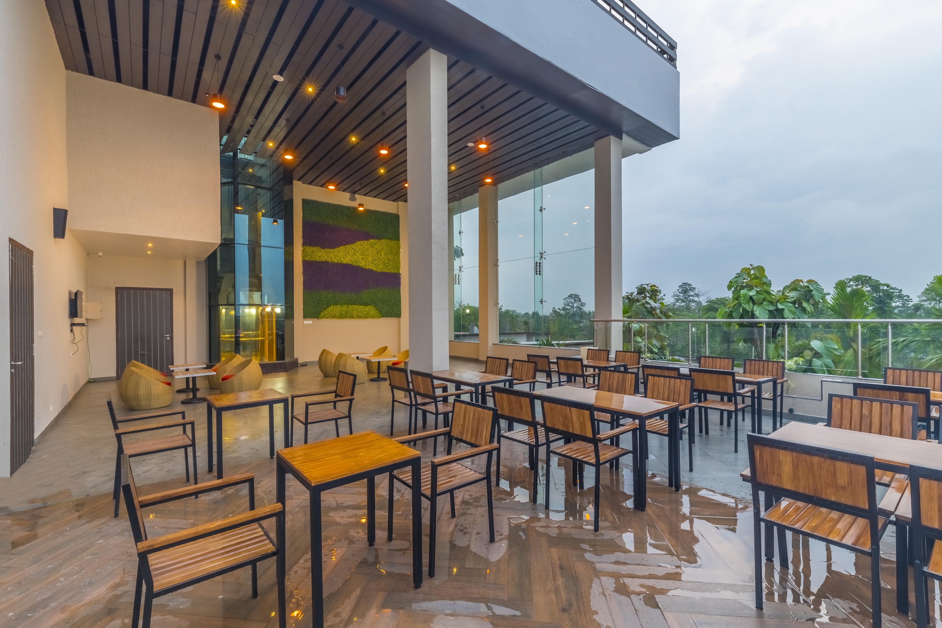 Bar patio at Cygnett Park Meghna Trademark by Wyndham in Bongaigaon, Other than US/Canada