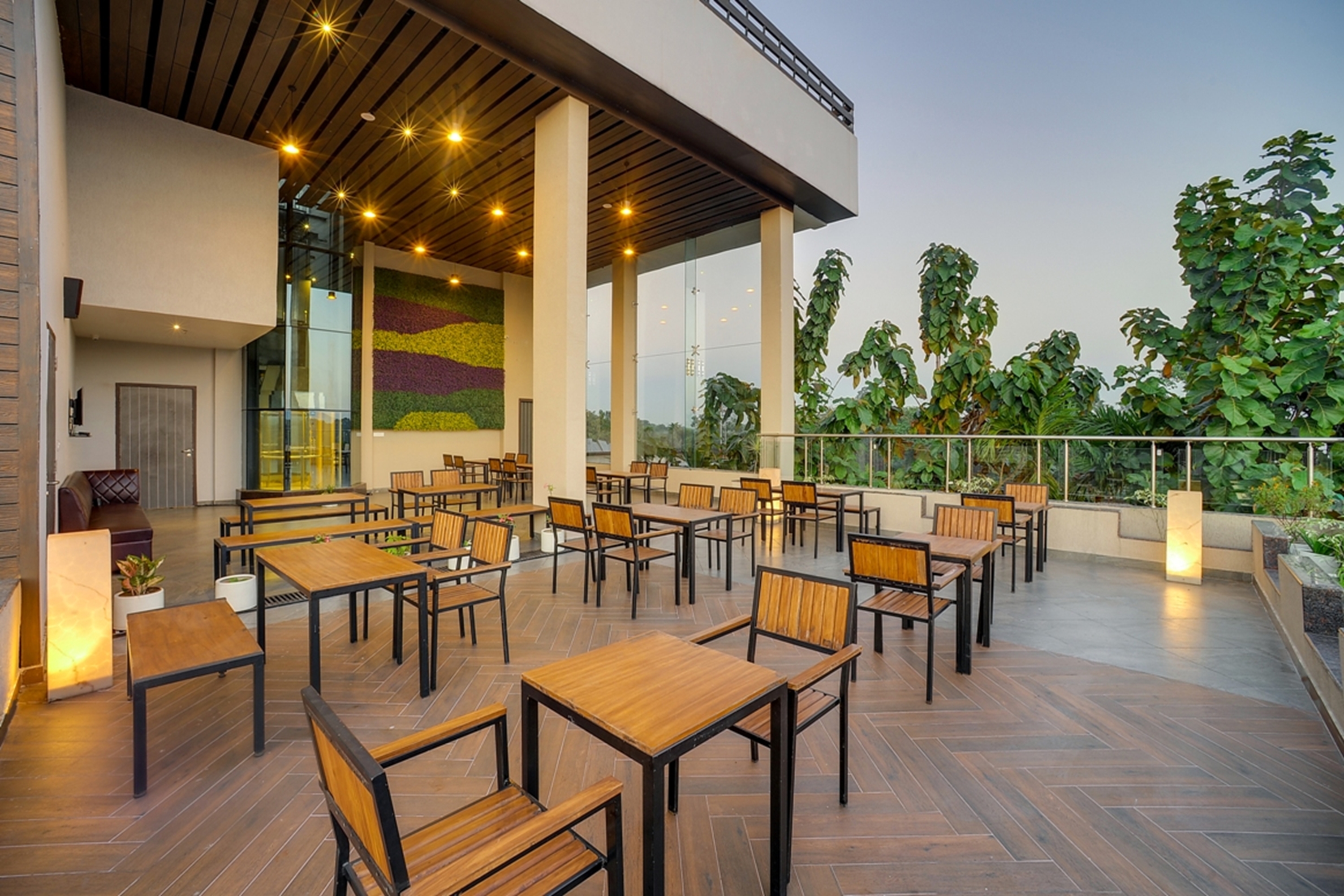 Bar patio at Cygnett Park Meghna Trademark by Wyndham in Bongaigaon, Other than US/Canada