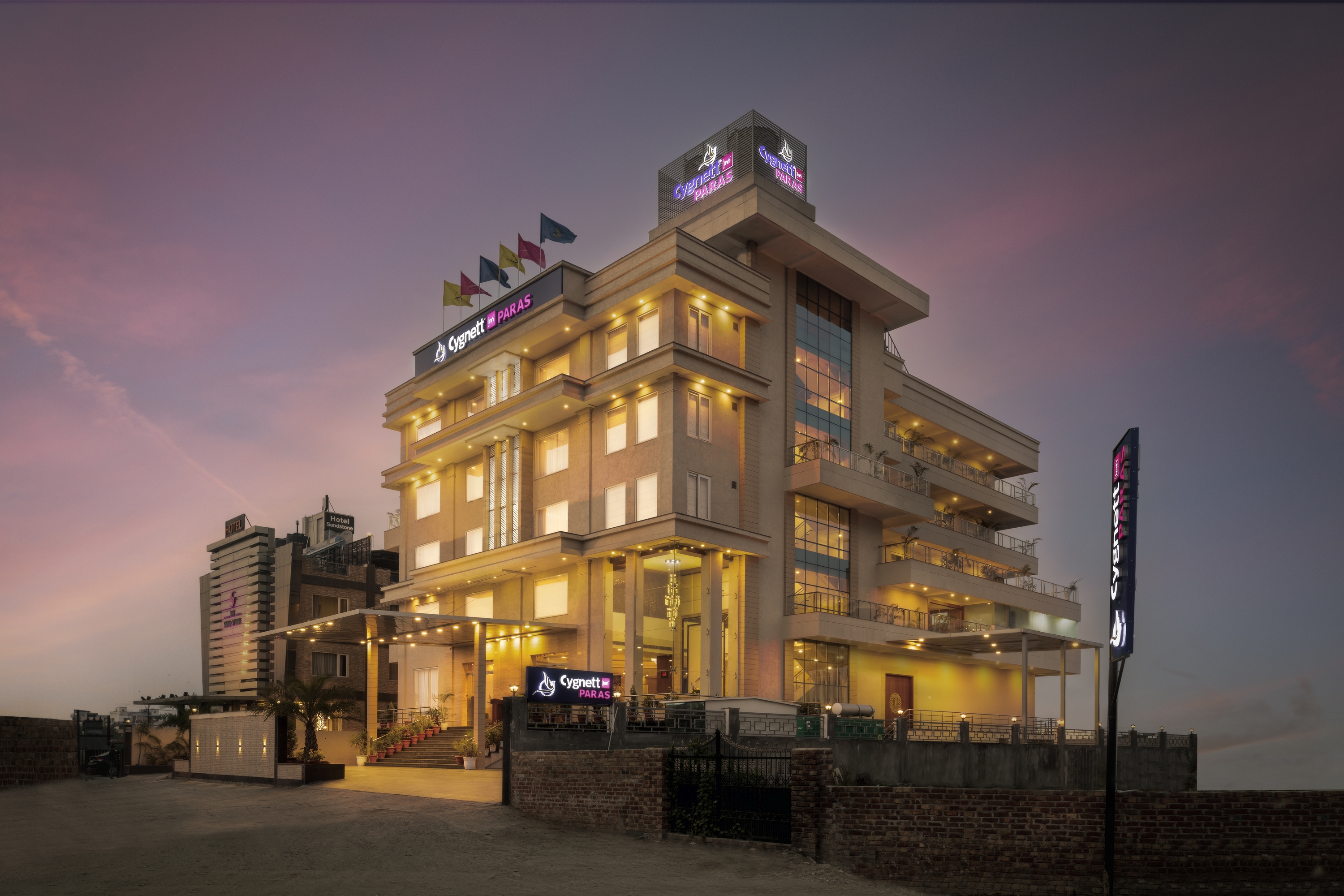 Exterior of Cygnett Inn Paras Trademark by Wyndham hotel in Dehradun, Other than US/Canada