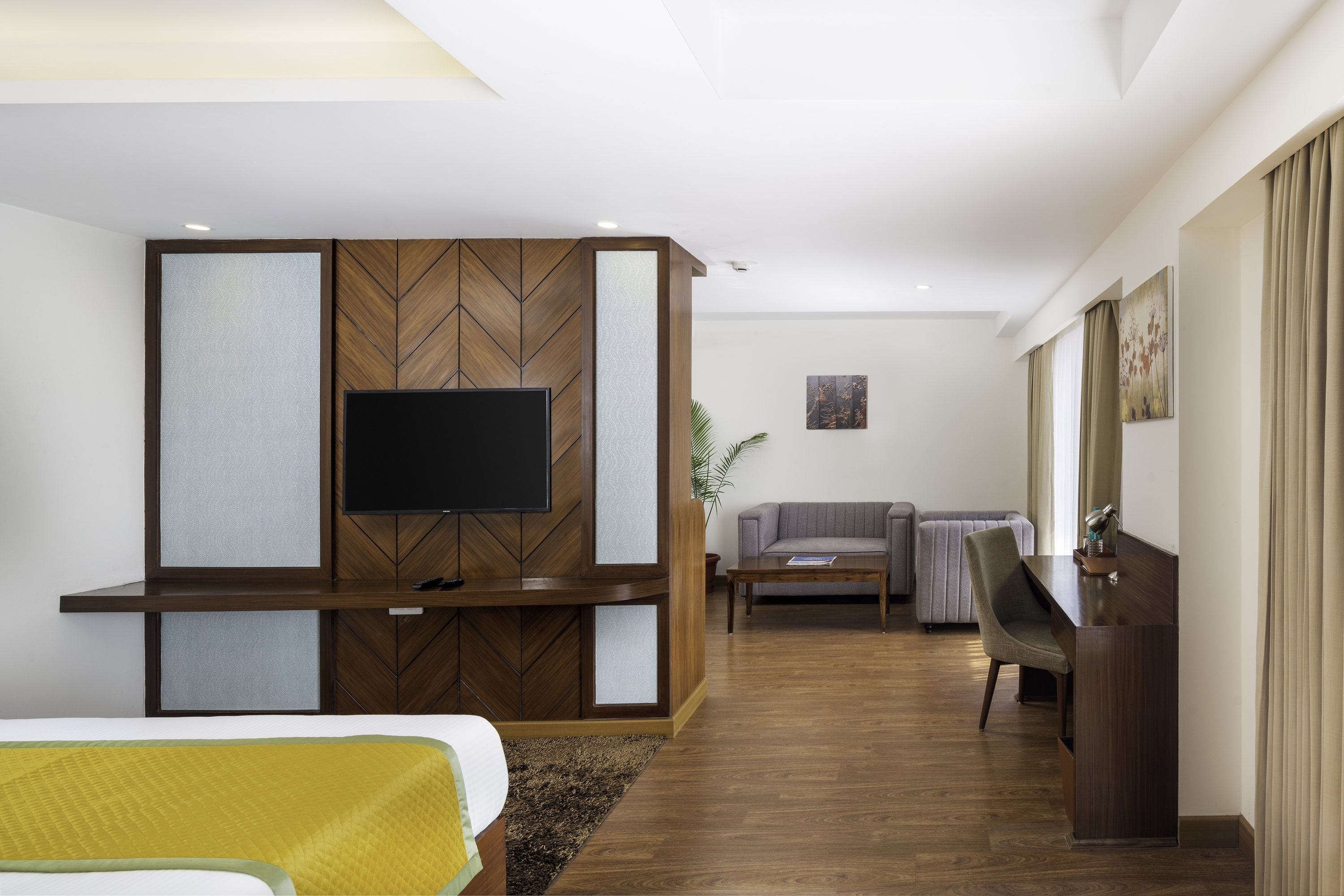 Guest room at the Cygnett Inn Paras Trademark by Wyndham in Dehradun, Other than US/Canada