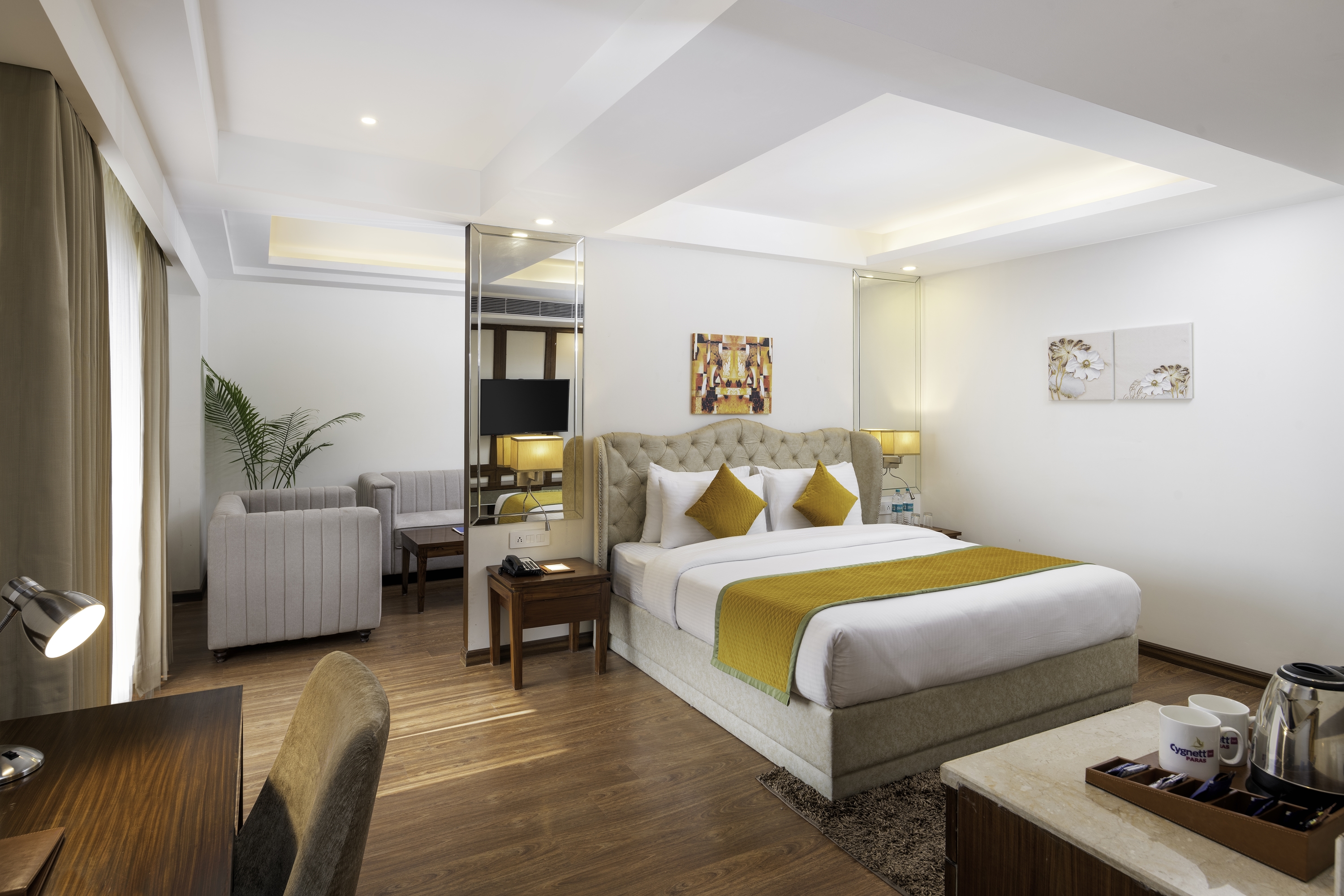 Guest room at the Cygnett Inn Paras Trademark by Wyndham in Dehradun, Other than US/Canada