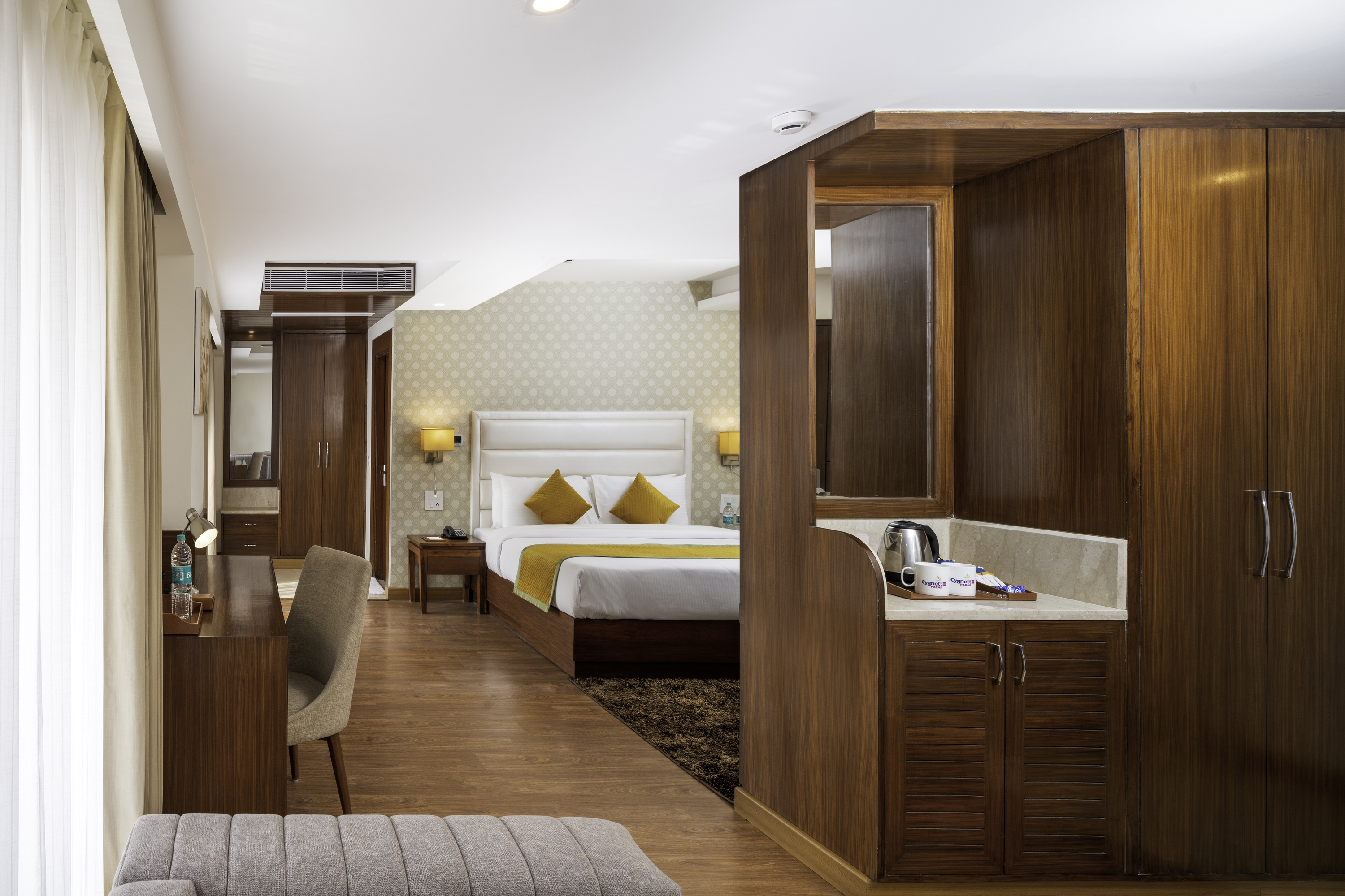 Guest room at the Cygnett Inn Paras Trademark by Wyndham in Dehradun, Other than US/Canada