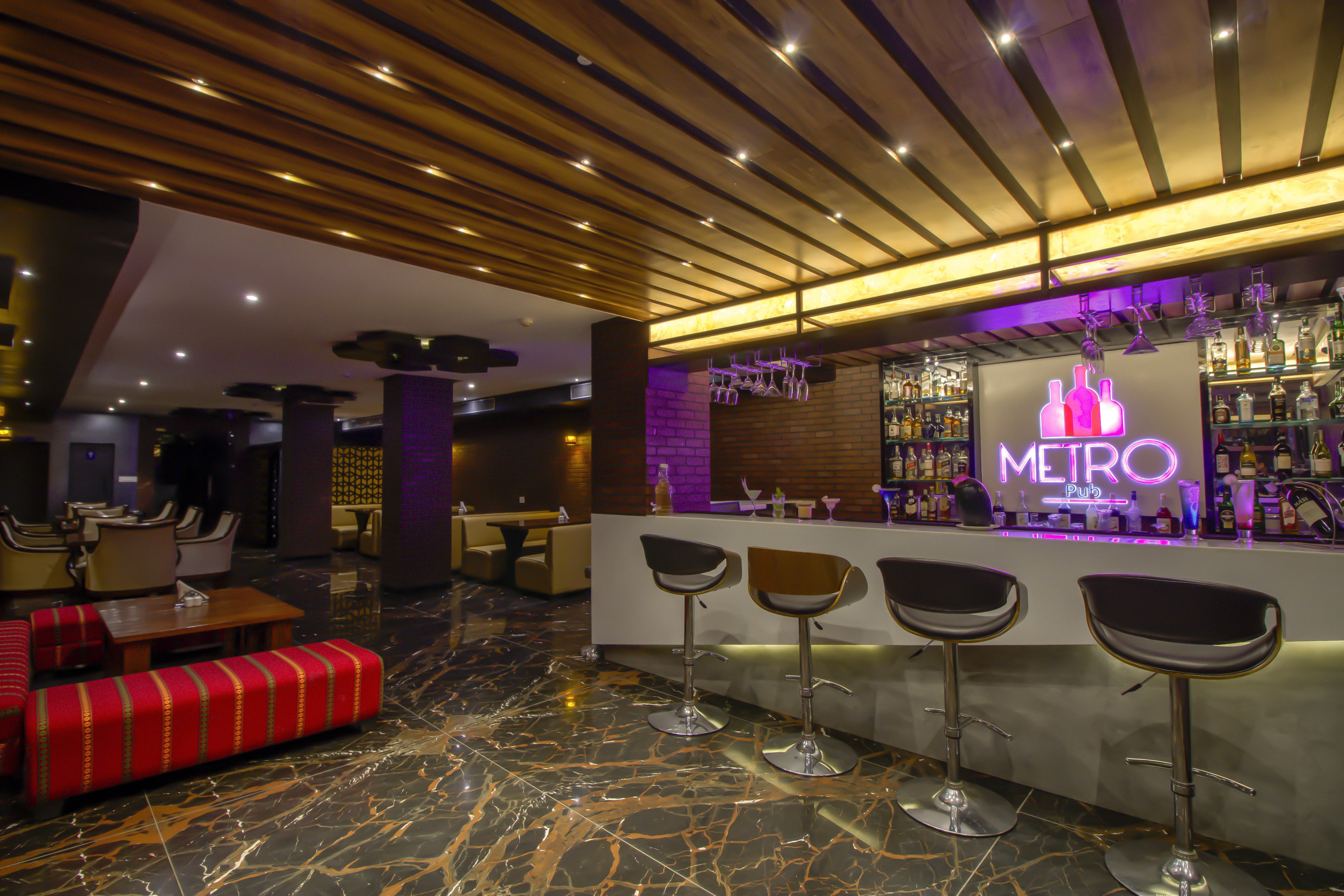 Bar at Cygnett Inn Trendz Trademark by Wyndham in Itanagar, Other than US/Canada