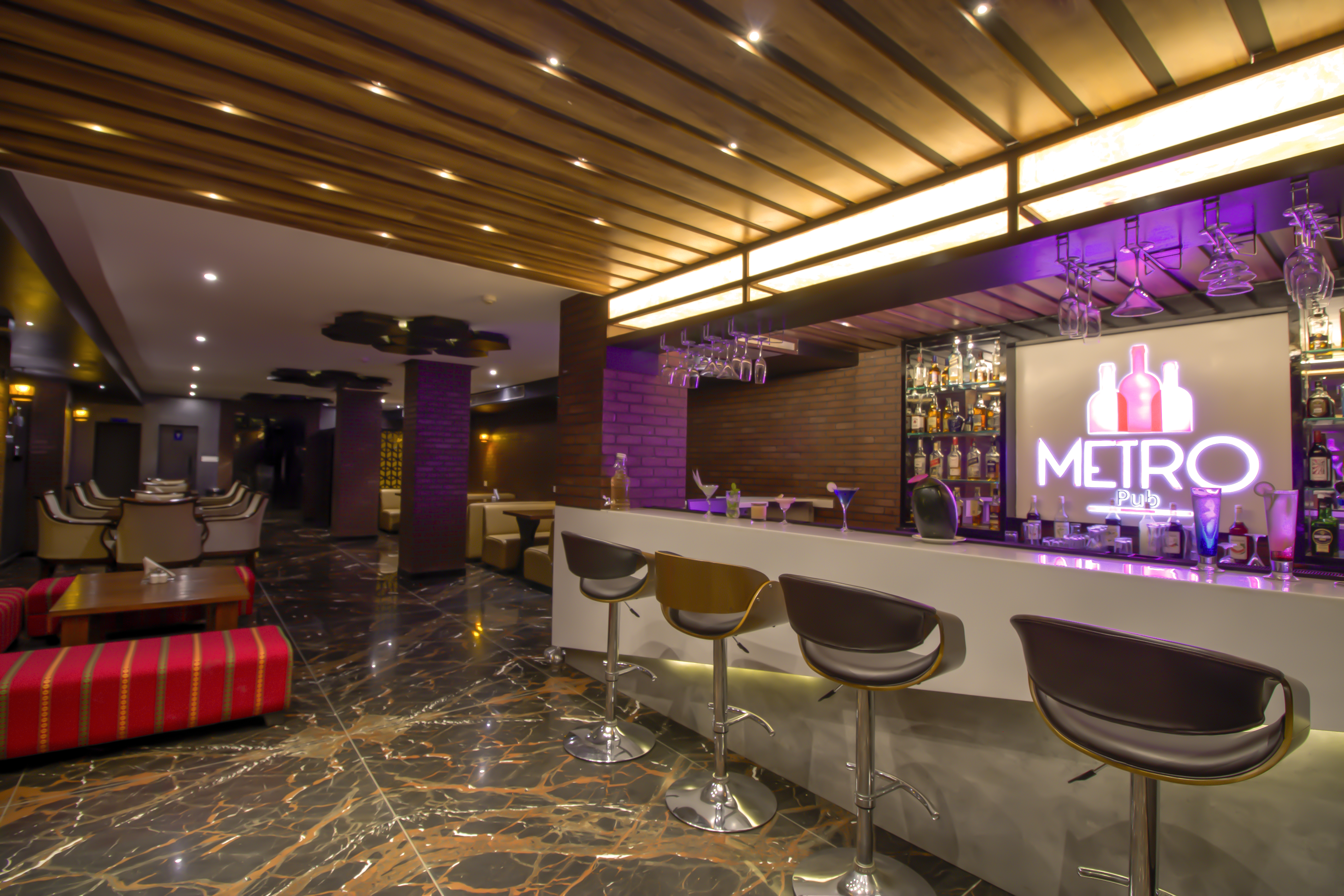 Bar at Cygnett Inn Trendz Trademark by Wyndham in Itanagar, Other than US/Canada