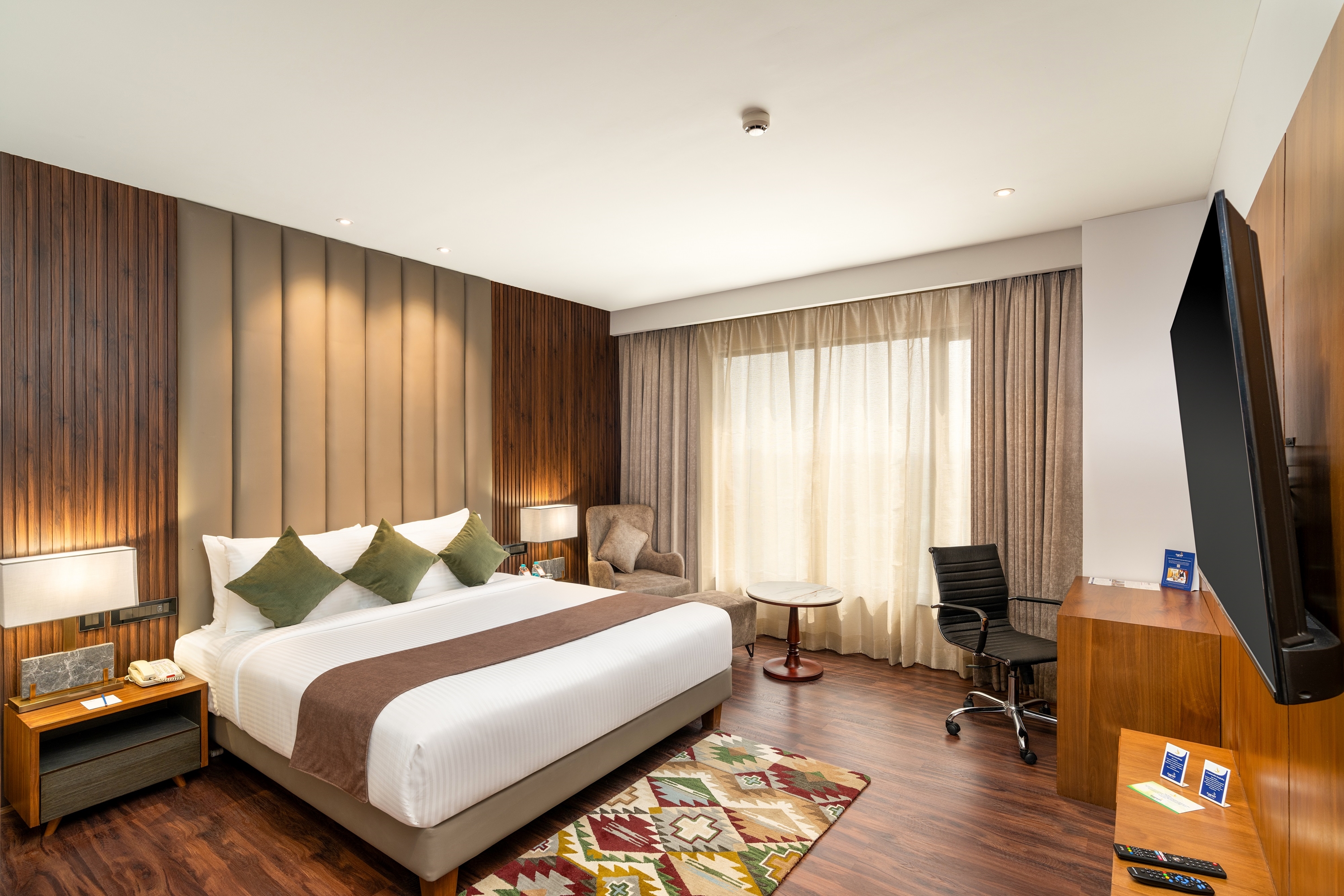 Guest room at the Cygnett Inn Imperial Trademark by Wyndham in Tezpur, Other than US/Canada