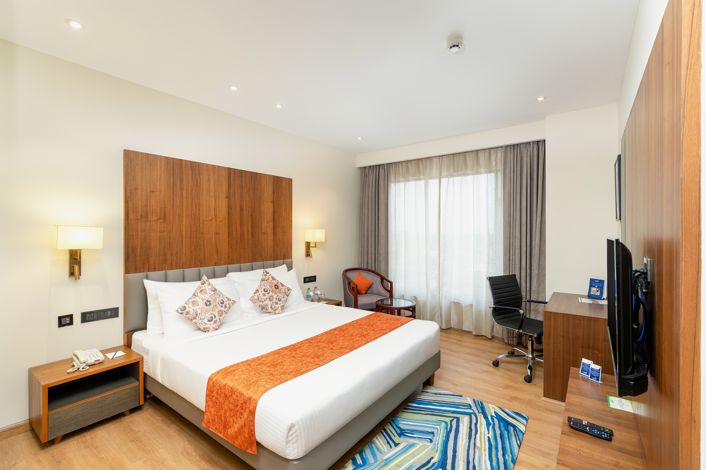 Guest room at the Cygnett Inn Imperial Trademark by Wyndham in Tezpur, Other than US/Canada