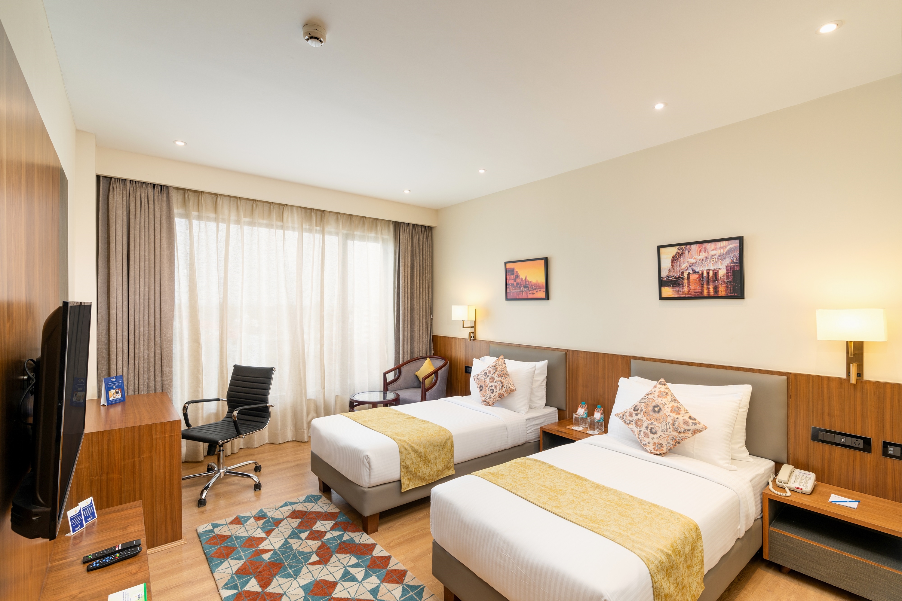 Guest room at the Cygnett Inn Imperial Trademark by Wyndham in Tezpur, Other than US/Canada