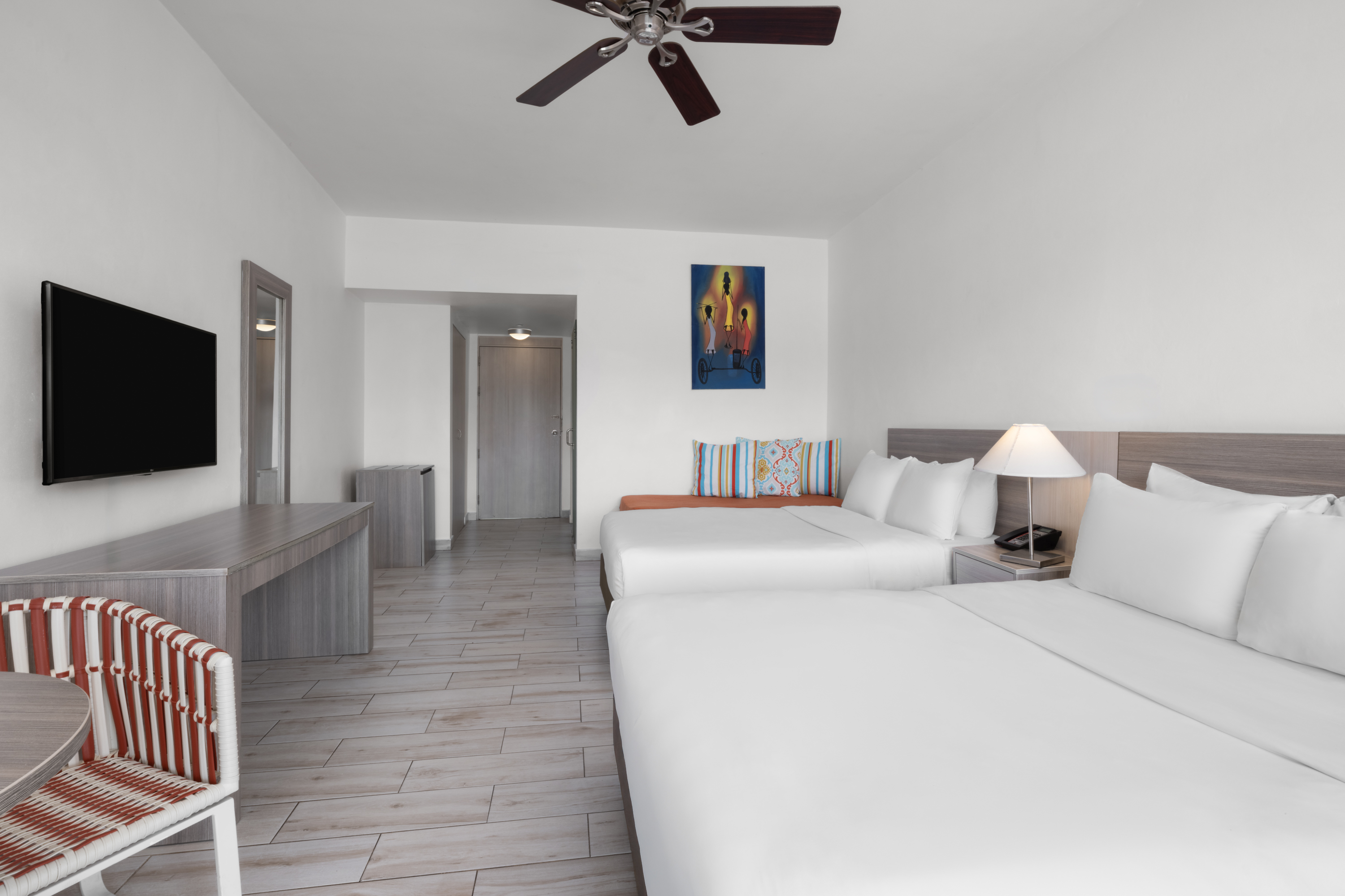 Guest room at the Grand Decameron Cornwall Beach, A Trademark All Inclusive in Montego Bay, Other than US/Canada