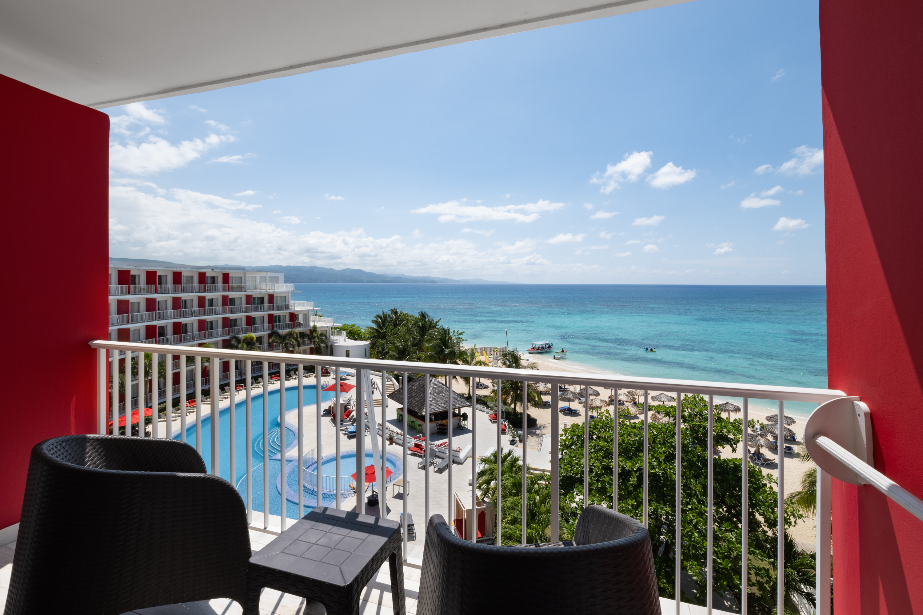 Guest room at the Grand Decameron Cornwall Beach, A Trademark All Inclusive in Montego Bay, Other than US/Canada
