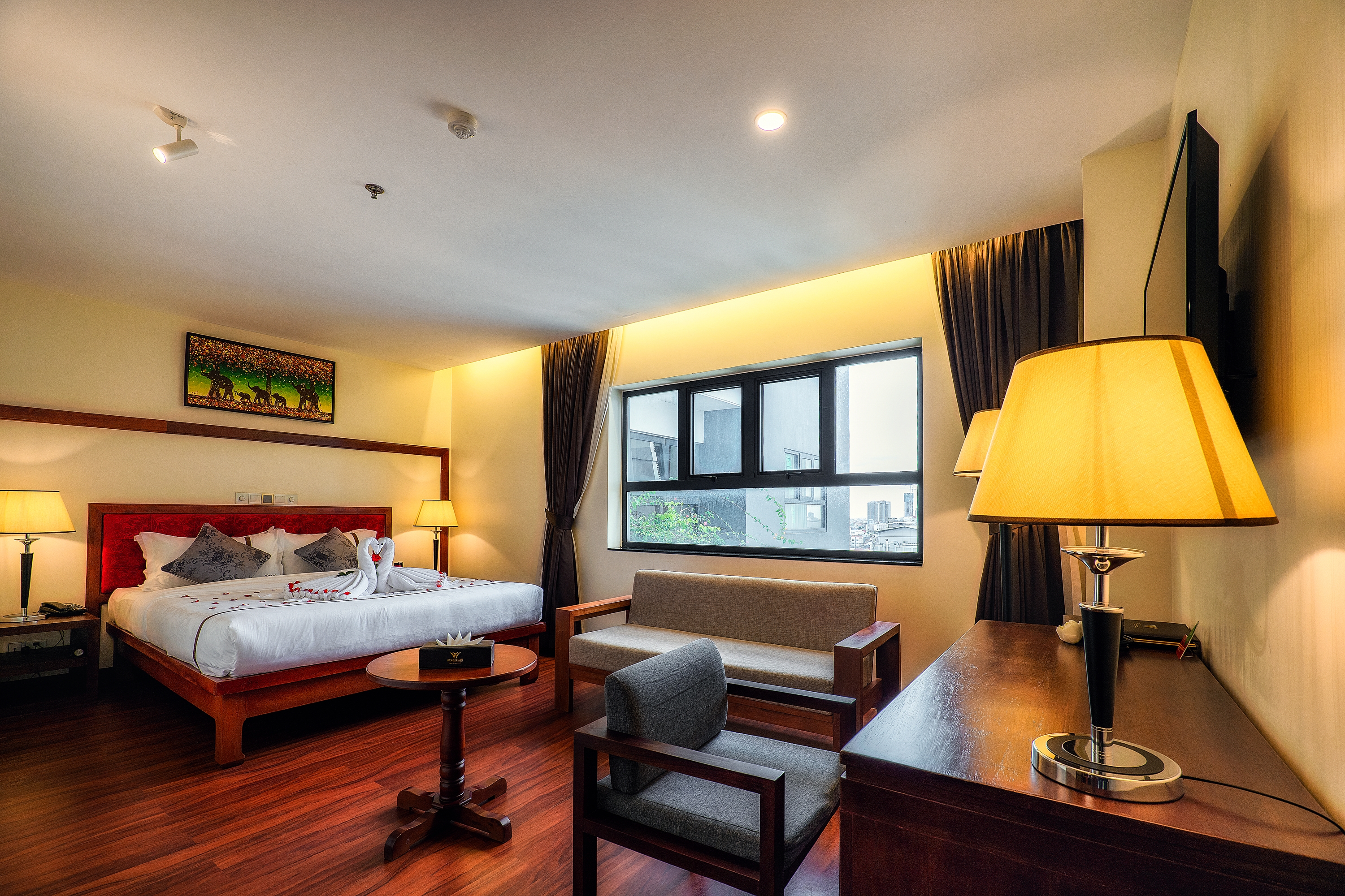 Guest room at the Poulo Wai Hotel, Trademark Collection by Wyndham in Phnom Penh, Other than US/Canada