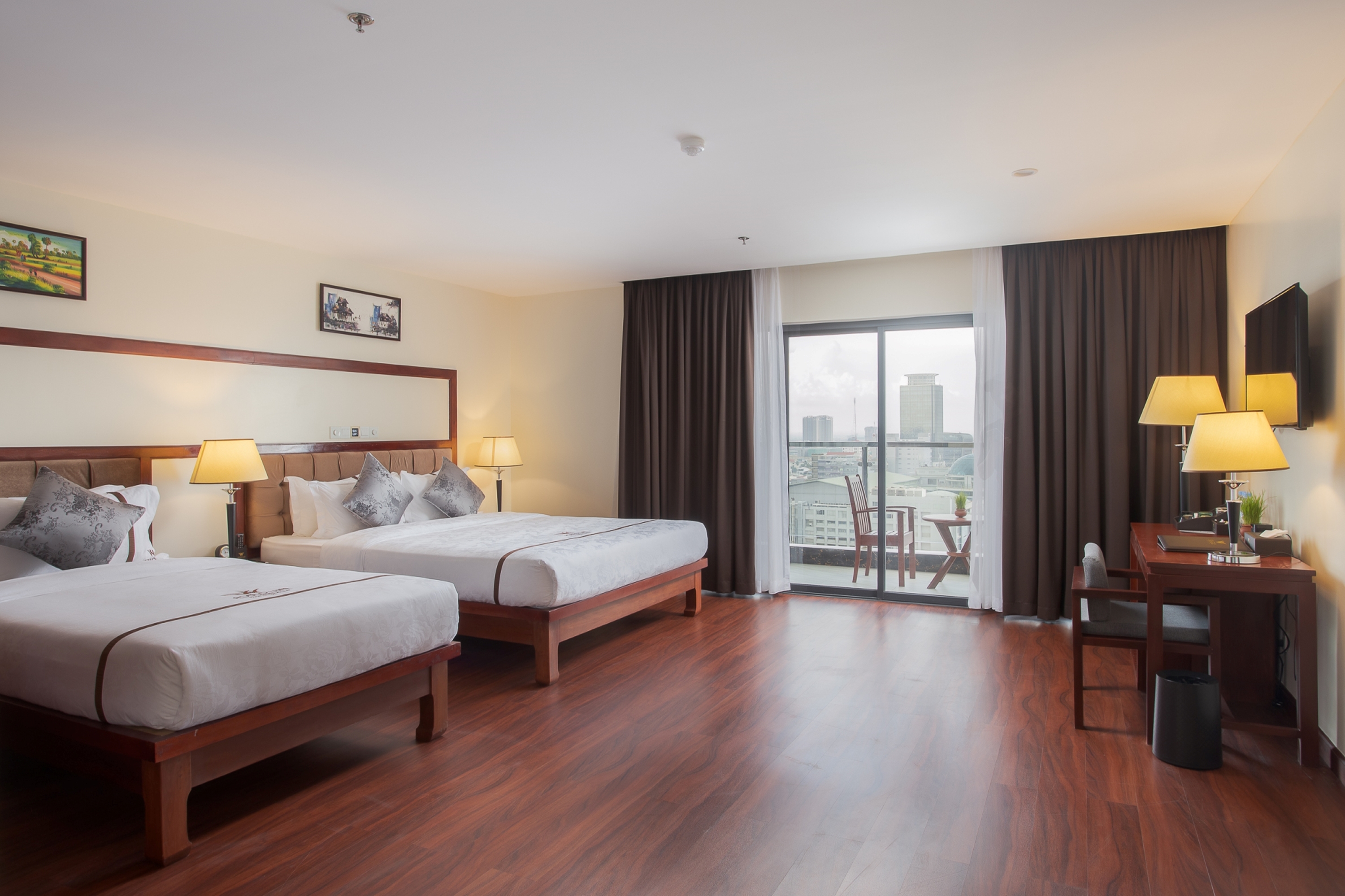 Guest room at the Poulo Wai Hotel, Trademark Collection by Wyndham in Phnom Penh, Other than US/Canada