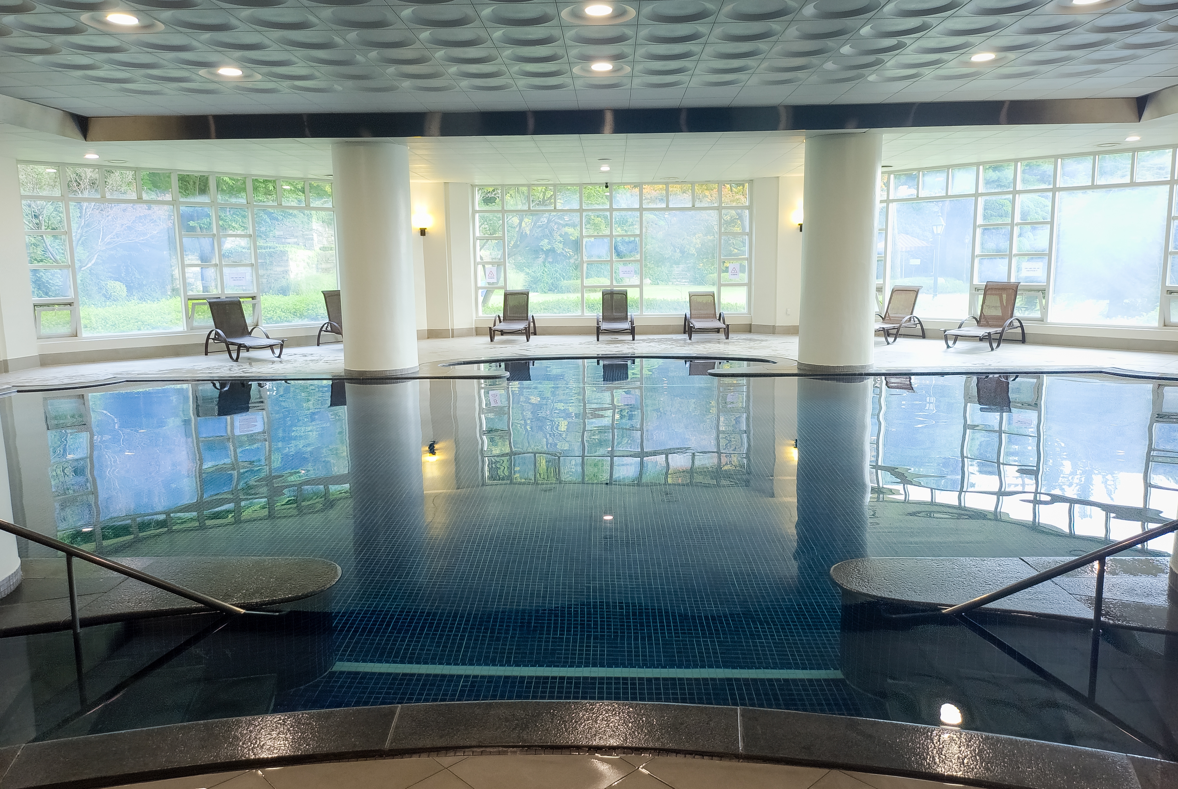 Indoor pool at the La Vie Dor Hotel and Resort, Trademark Collection by Wyndham in Hwasung, Other than US/Canada