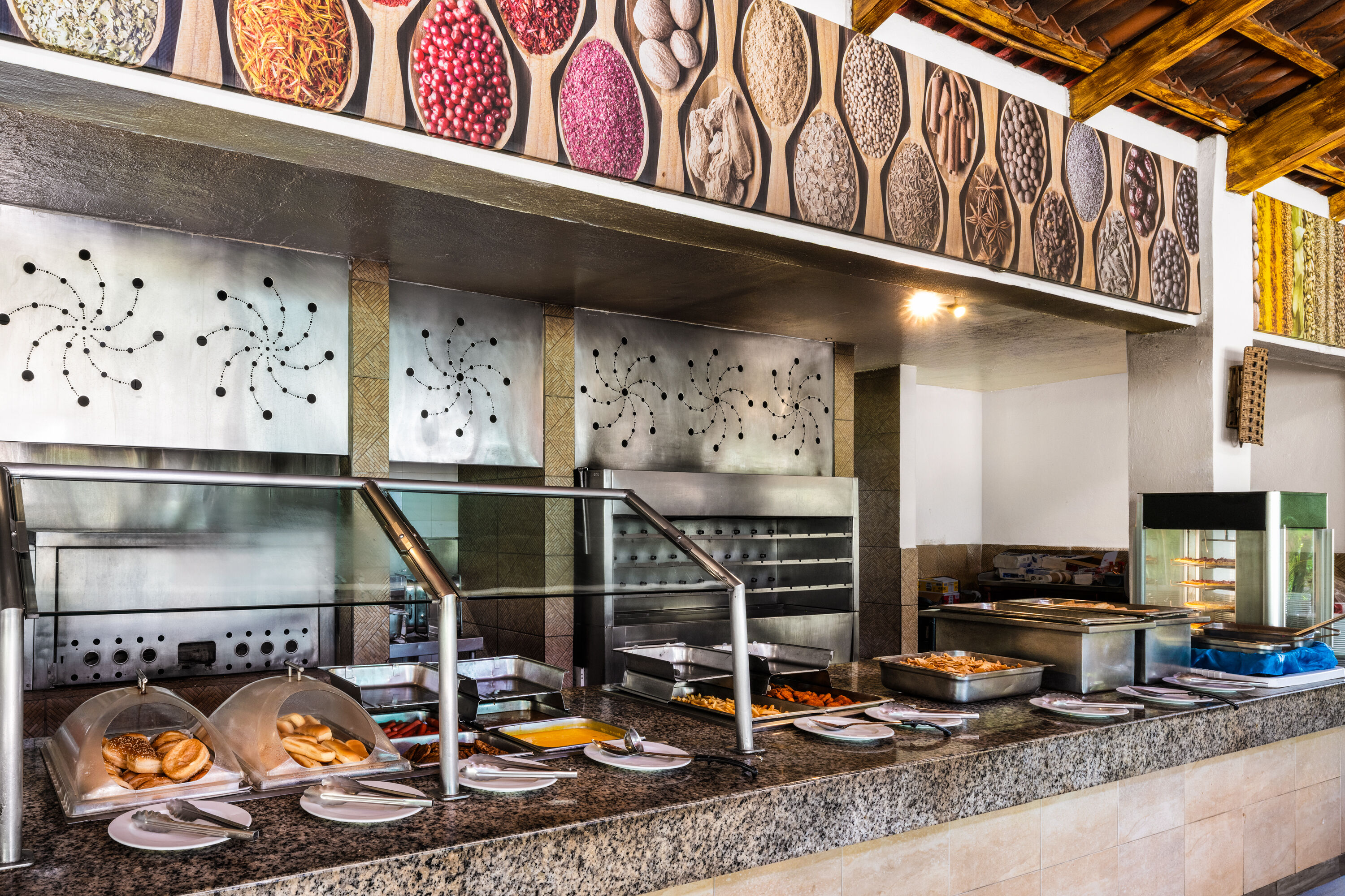 Grand Decameron Complex Bucerias, A Trademark All Inclusive restaurant buffet in Bucerias, Other than US/Canada