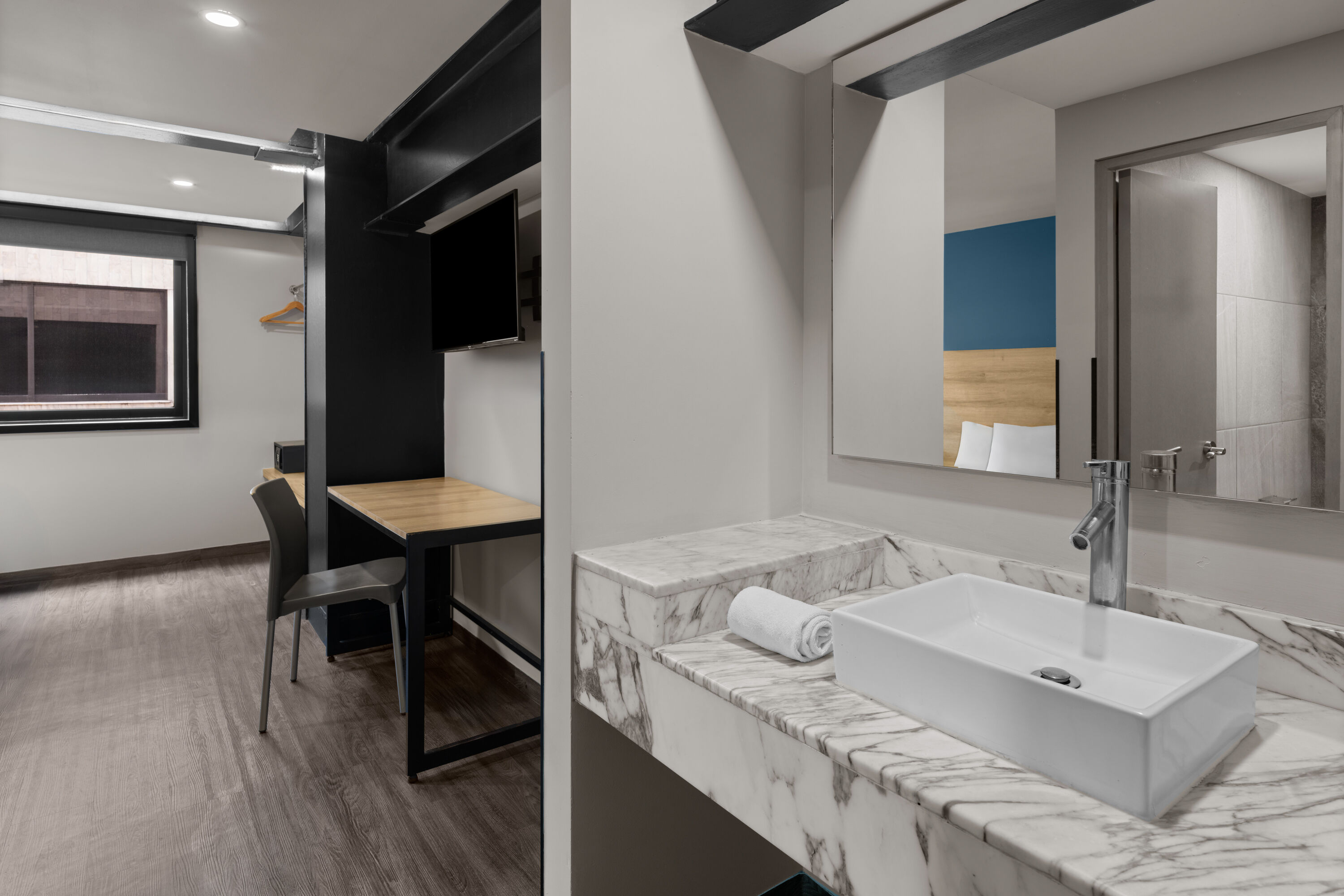 Guest room at the Hotel MX lagunilla CDMX, Trademark Collection by Wyndham in Mexico CIty, Other than US/Canada