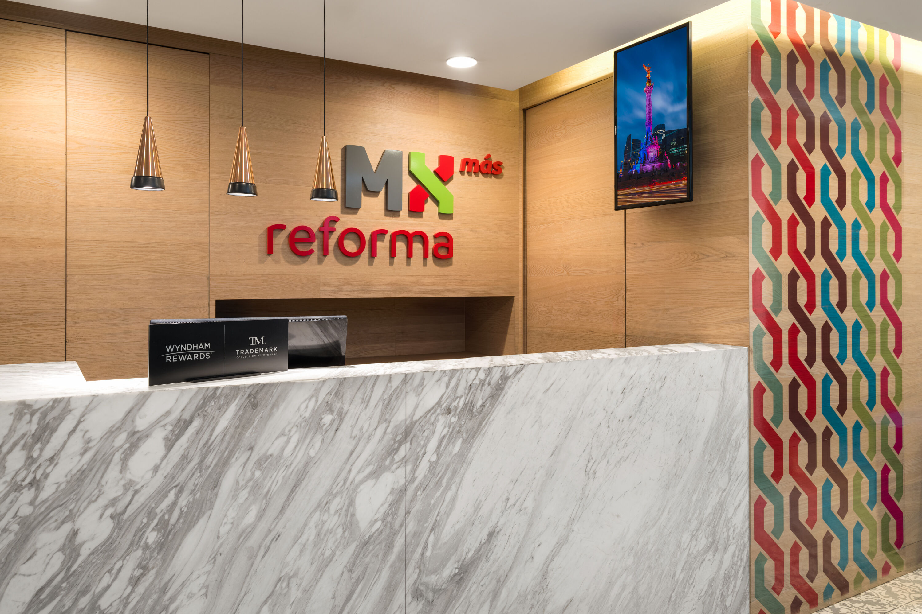 Hotel MX mas reforma CDMX, Trademark Collection by Wyndham reception in Mexico City, Other than US/Canada