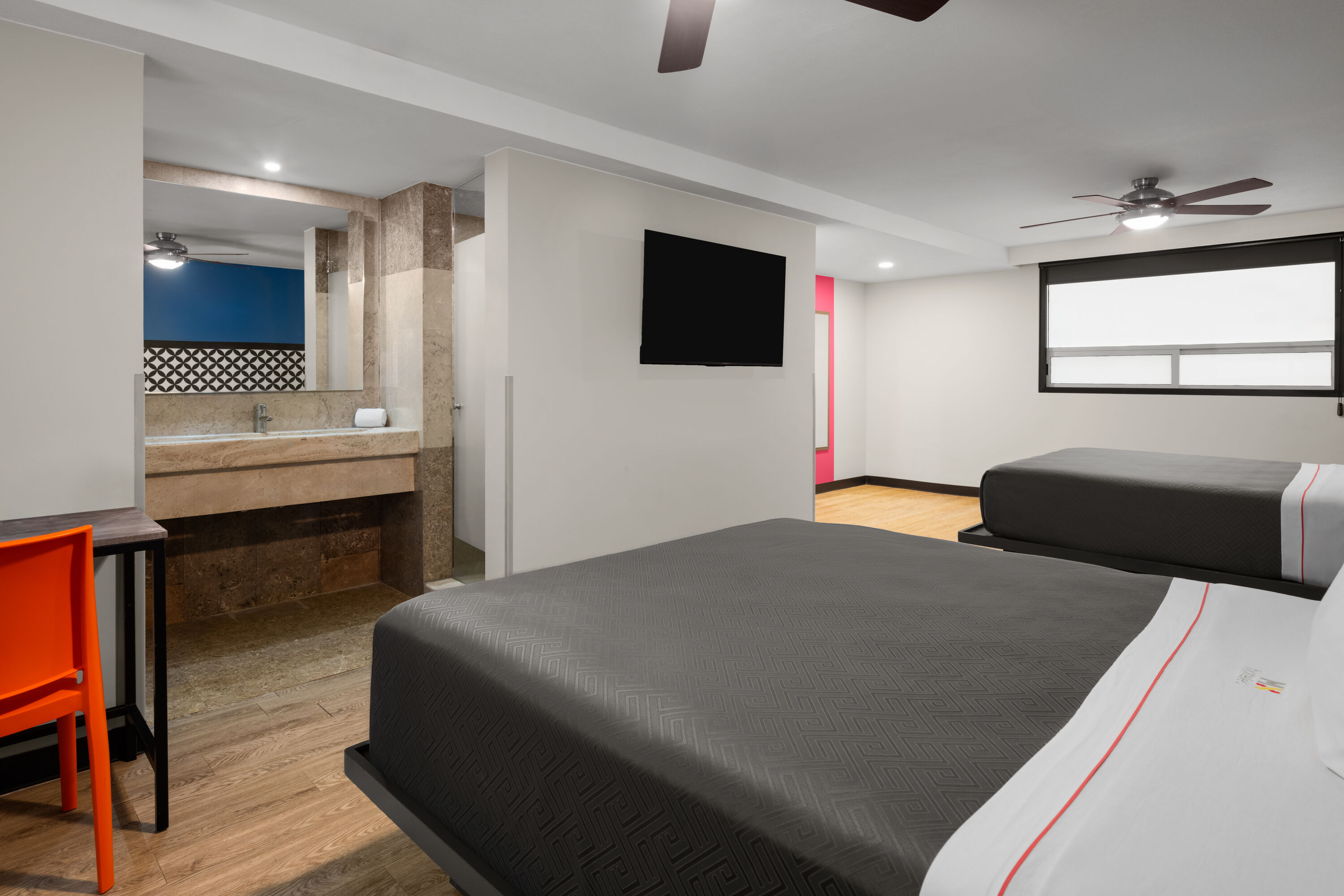 Guest room at the Hotel MX forum buenavista CDMX, Trademark by Wyndham in Mexico City, Other than US/Canada