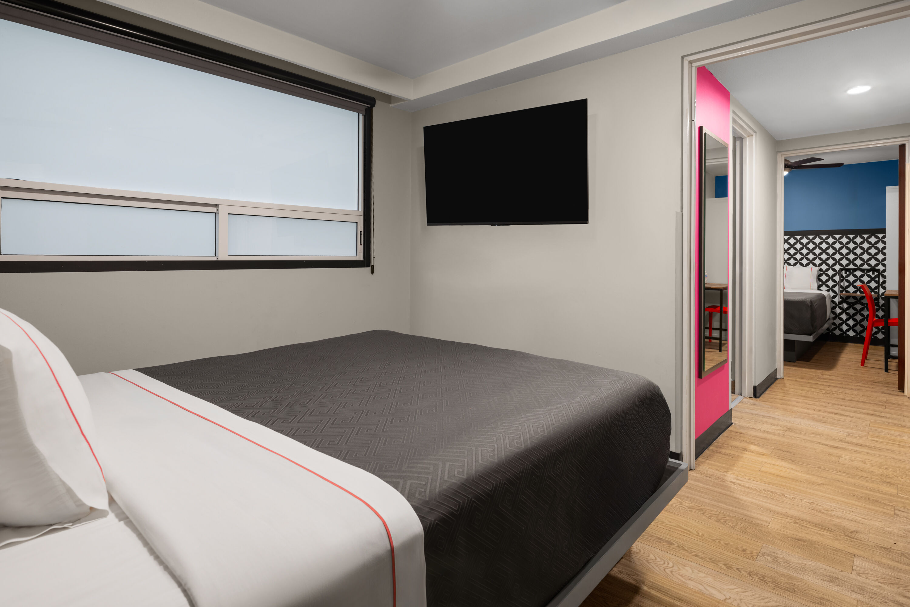 Guest room at the Hotel MX forum buenavista CDMX, Trademark by Wyndham in Mexico City, Other than US/Canada