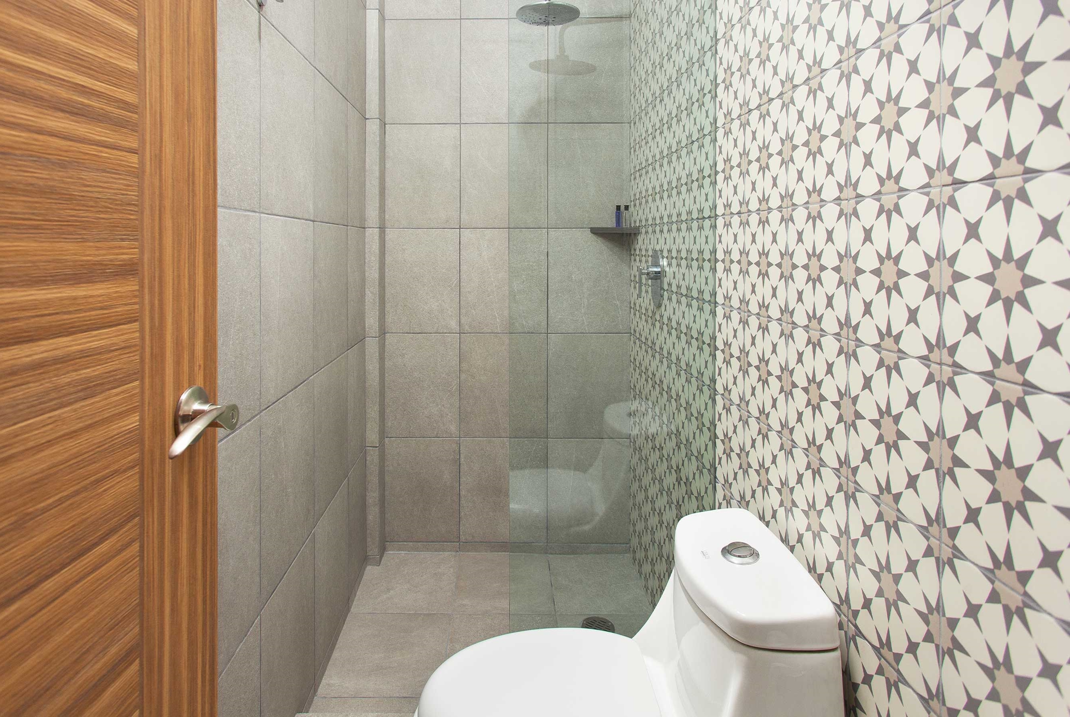 Guest room bath at the Hotel MX zocalo CDMX, Trademark Collection by Wyndham in Mexico City, Other than US/Canada