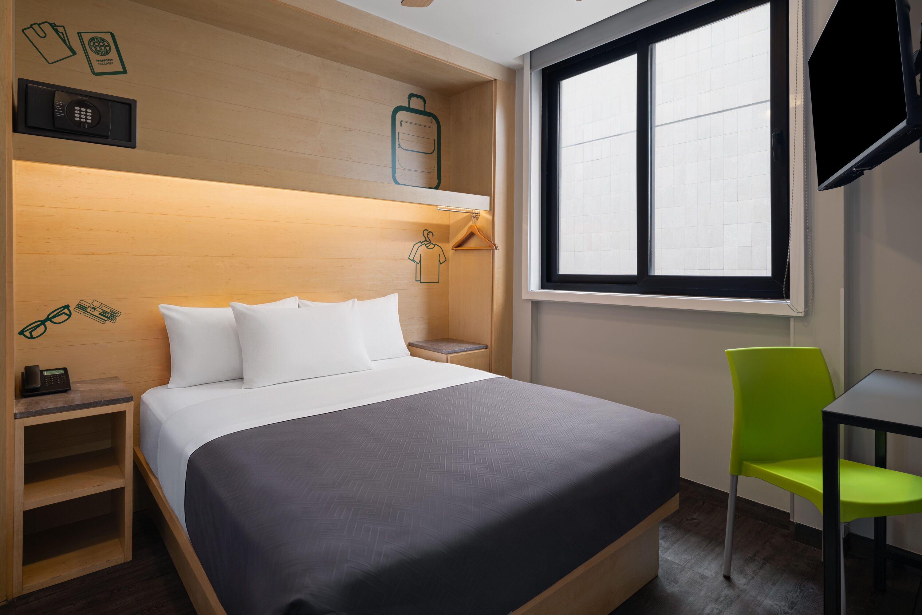 Guest room at the Hotel MX zocalo CDMX, Trademark Collection by Wyndham in Mexico City, Other than US/Canada