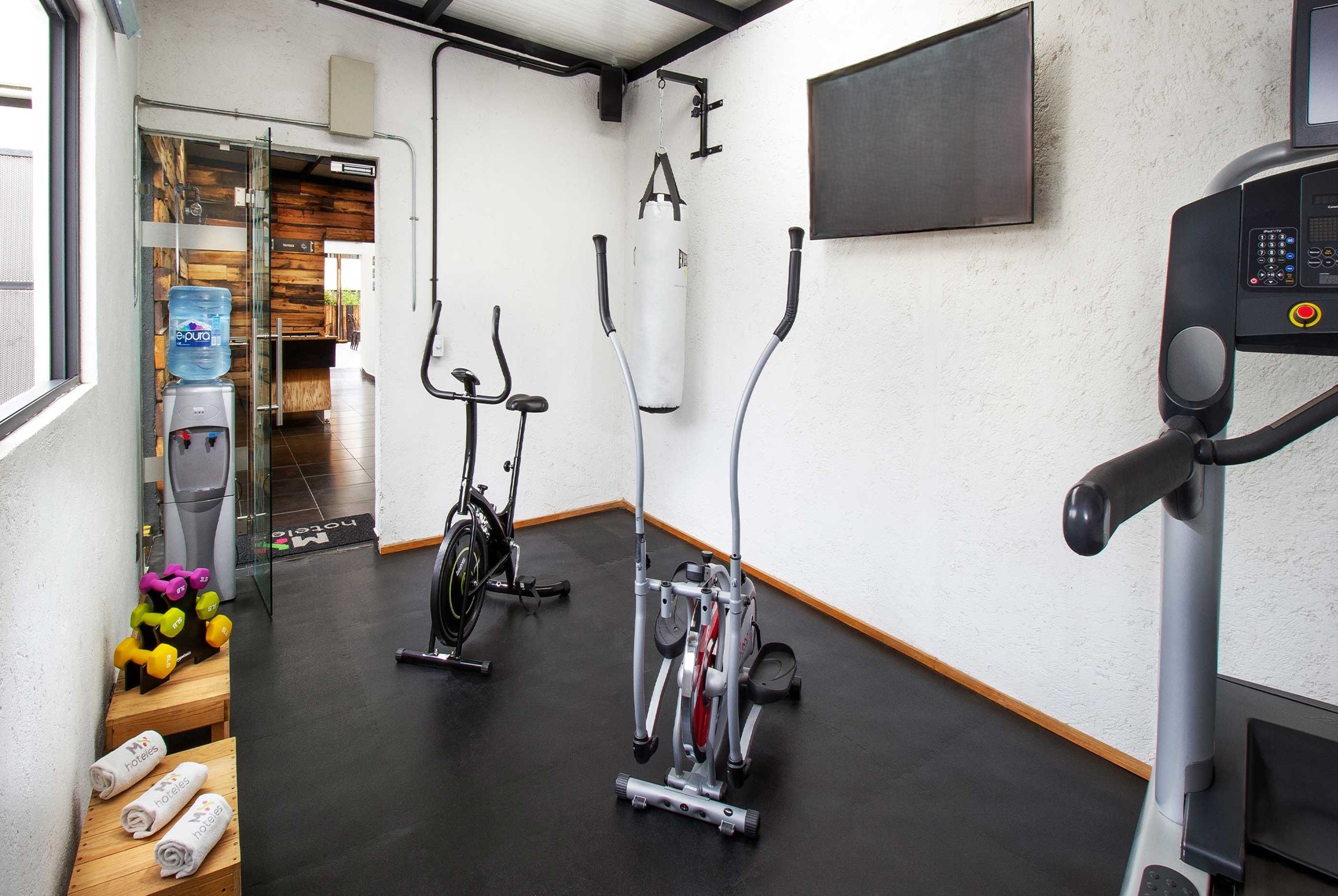 Fitness room at Hotel MX mas roma CDMX, Trademark Collection by Wyndham in Mexico City, Other than US/Canada