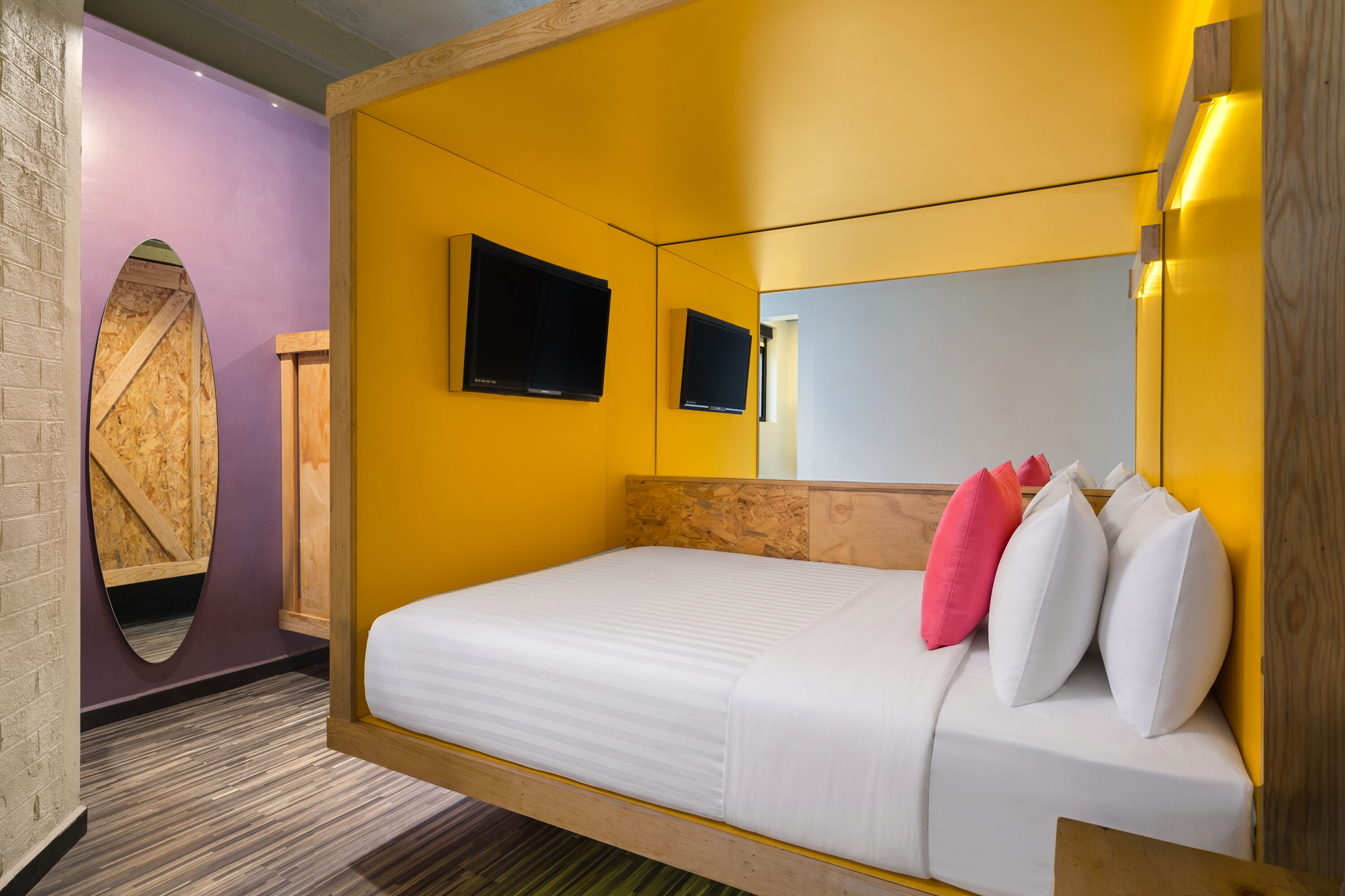 Guest room at the Hotel MX mas roma CDMX, Trademark Collection by Wyndham in Mexico City, Other than US/Canada
