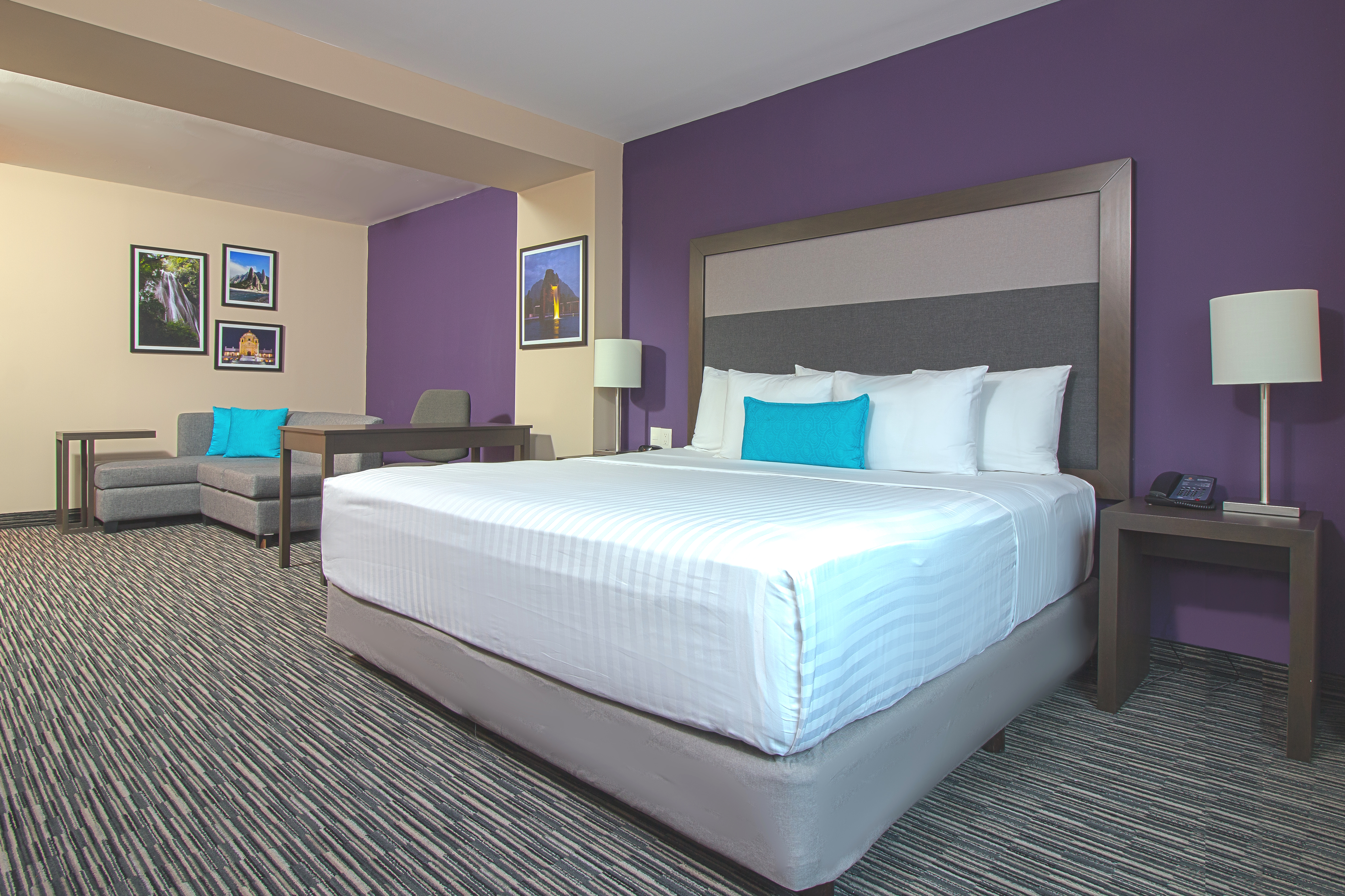 Guest room at the CHN Hotel Monterrey Aeropuerto, Trademark by Wyndham in Monterrey, Other than US/Canada