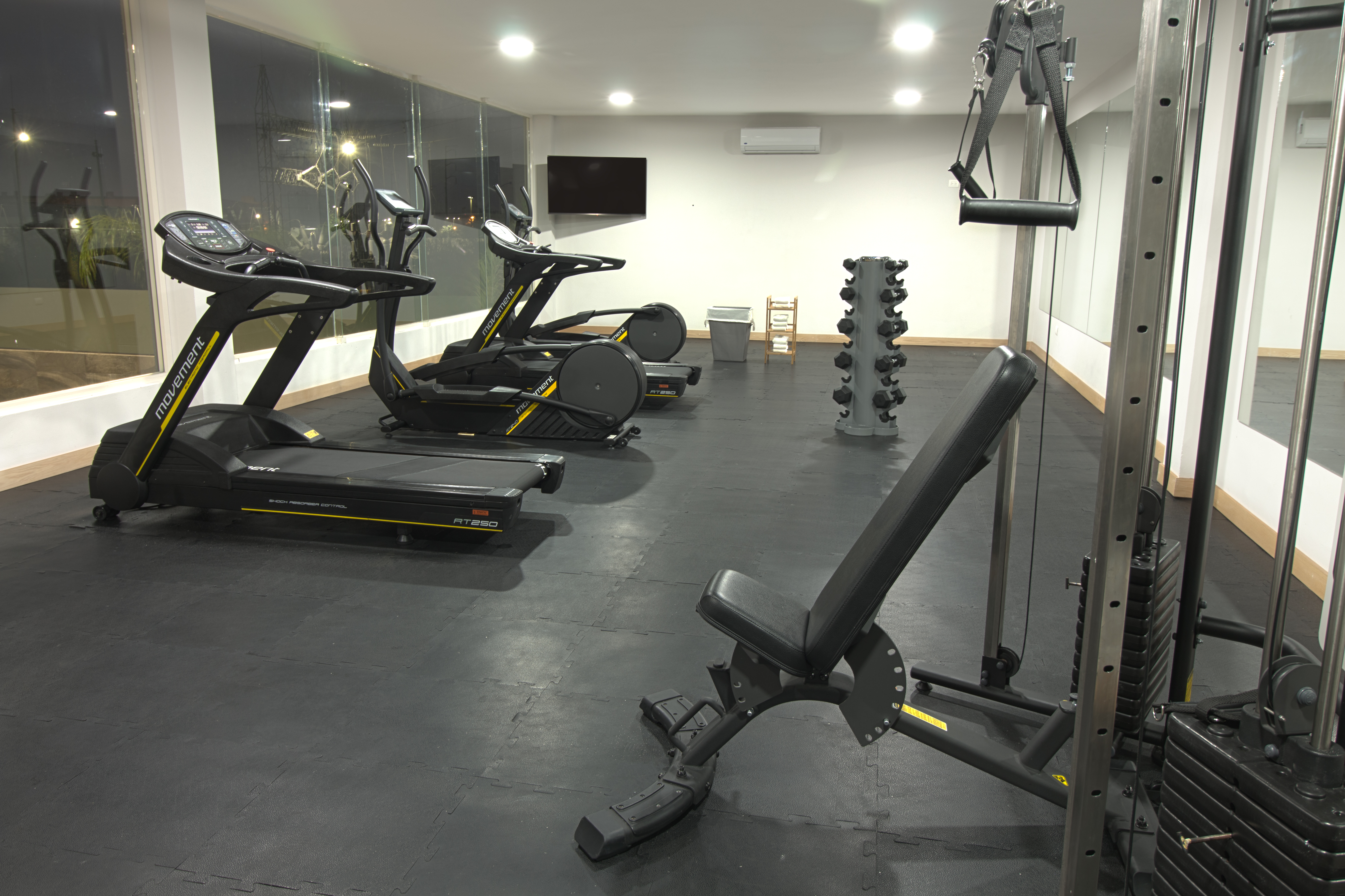 Fitness room at CHN Hotel Monterrey Aeropuerto, Trademark by Wyndham in Monterrey, Other than US/Canada