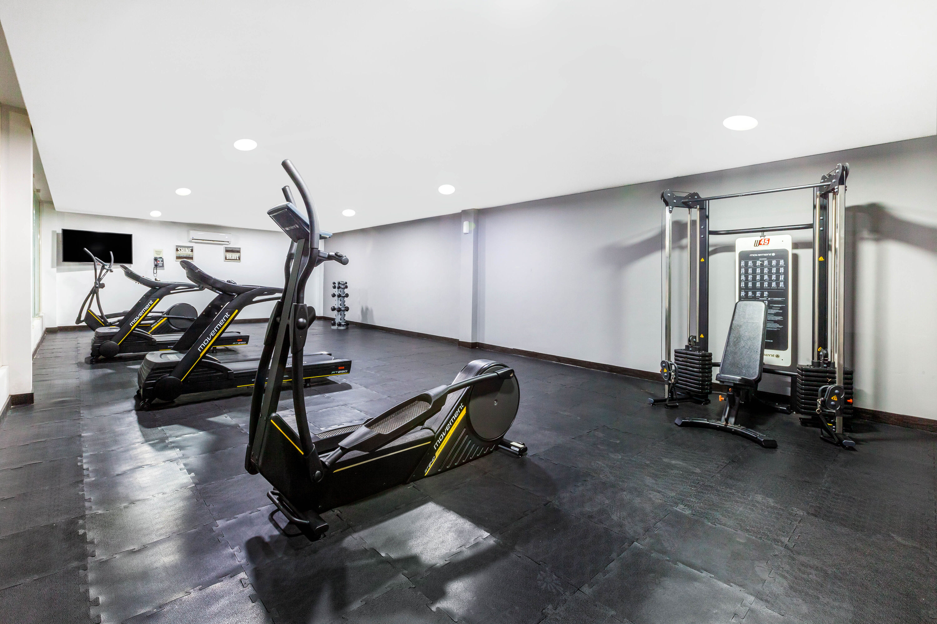 Fitness room at CHN Hotel Monterrey Aeropuerto, Trademark by Wyndham in Monterrey, Other than US/Canada