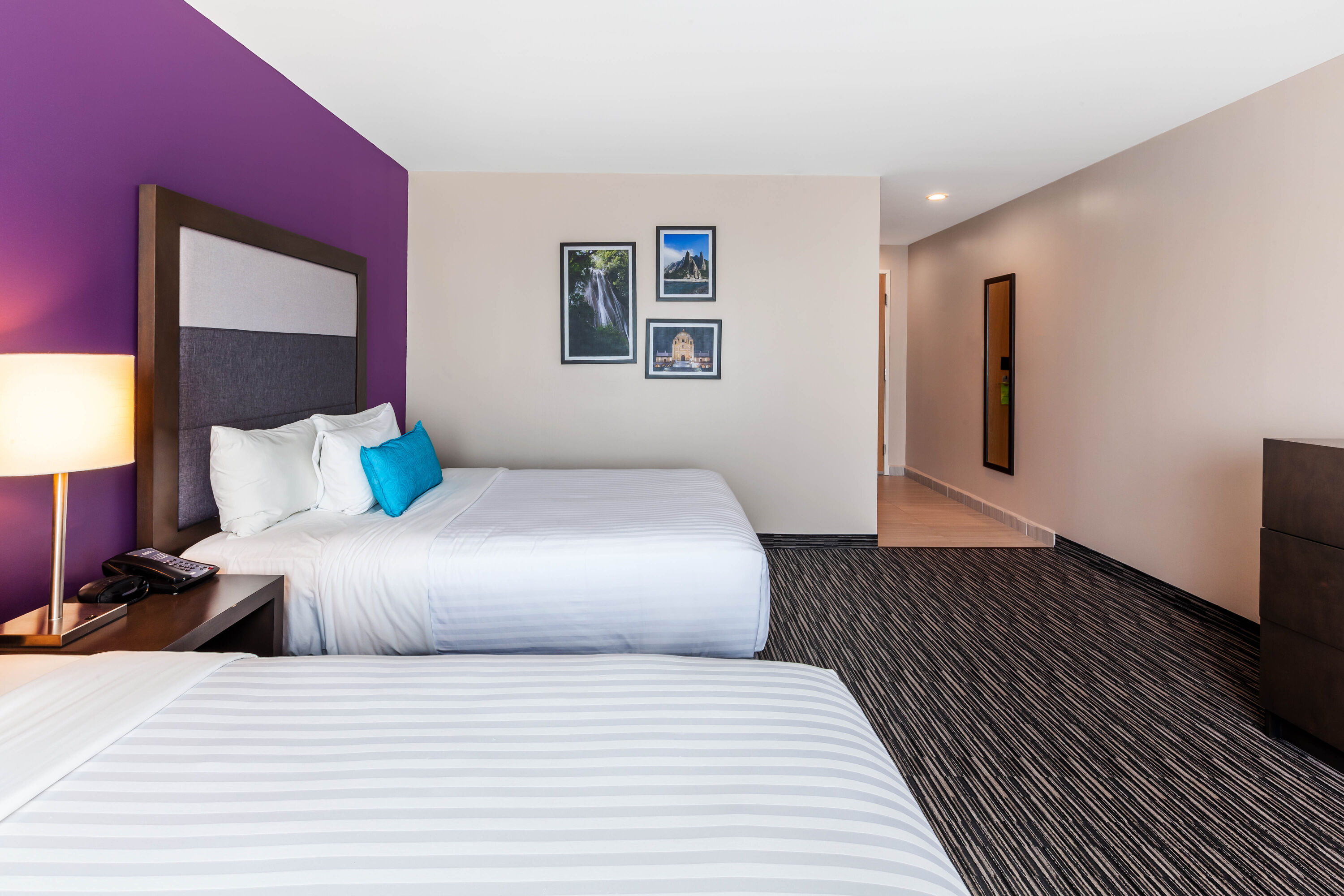 Guest room at the CHN Hotel Monterrey Aeropuerto, Trademark by Wyndham in Monterrey, Other than US/Canada