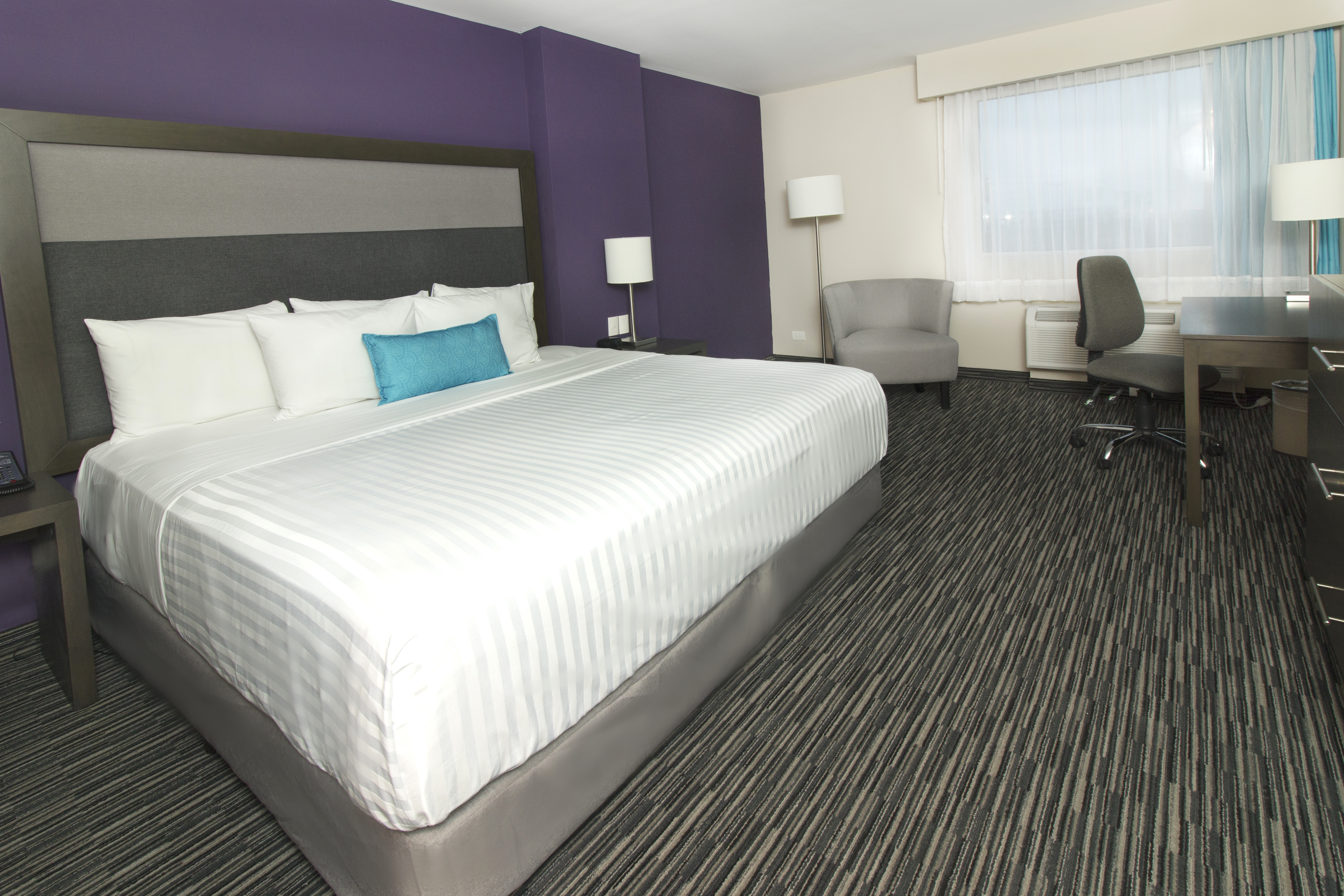 Guest room at the CHN Hotel Monterrey Aeropuerto, Trademark by Wyndham in Monterrey, Other than US/Canada