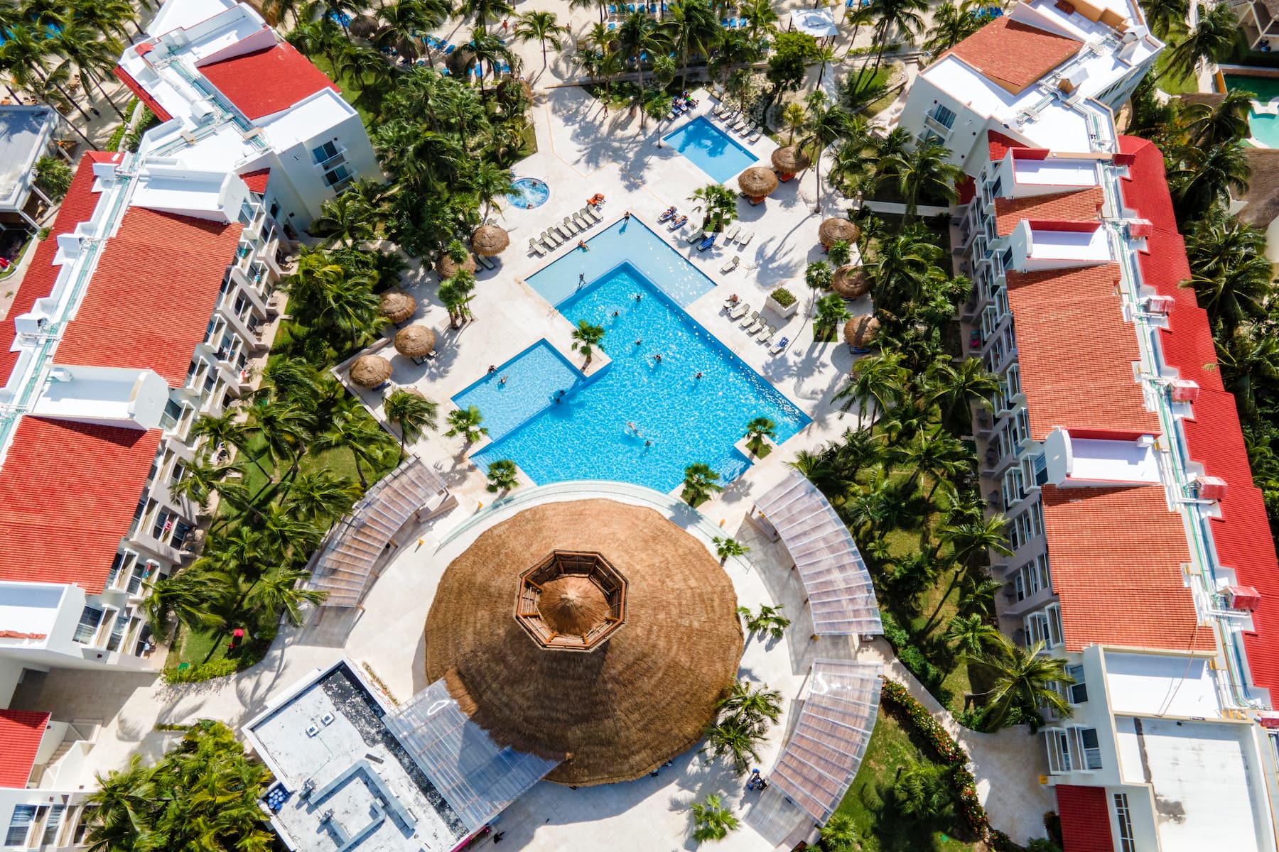 Exterior of Viva Azteca by Wyndham, A Trademark All Inclusive Resort hotel in Playa del Carmen, Other than US/Canada