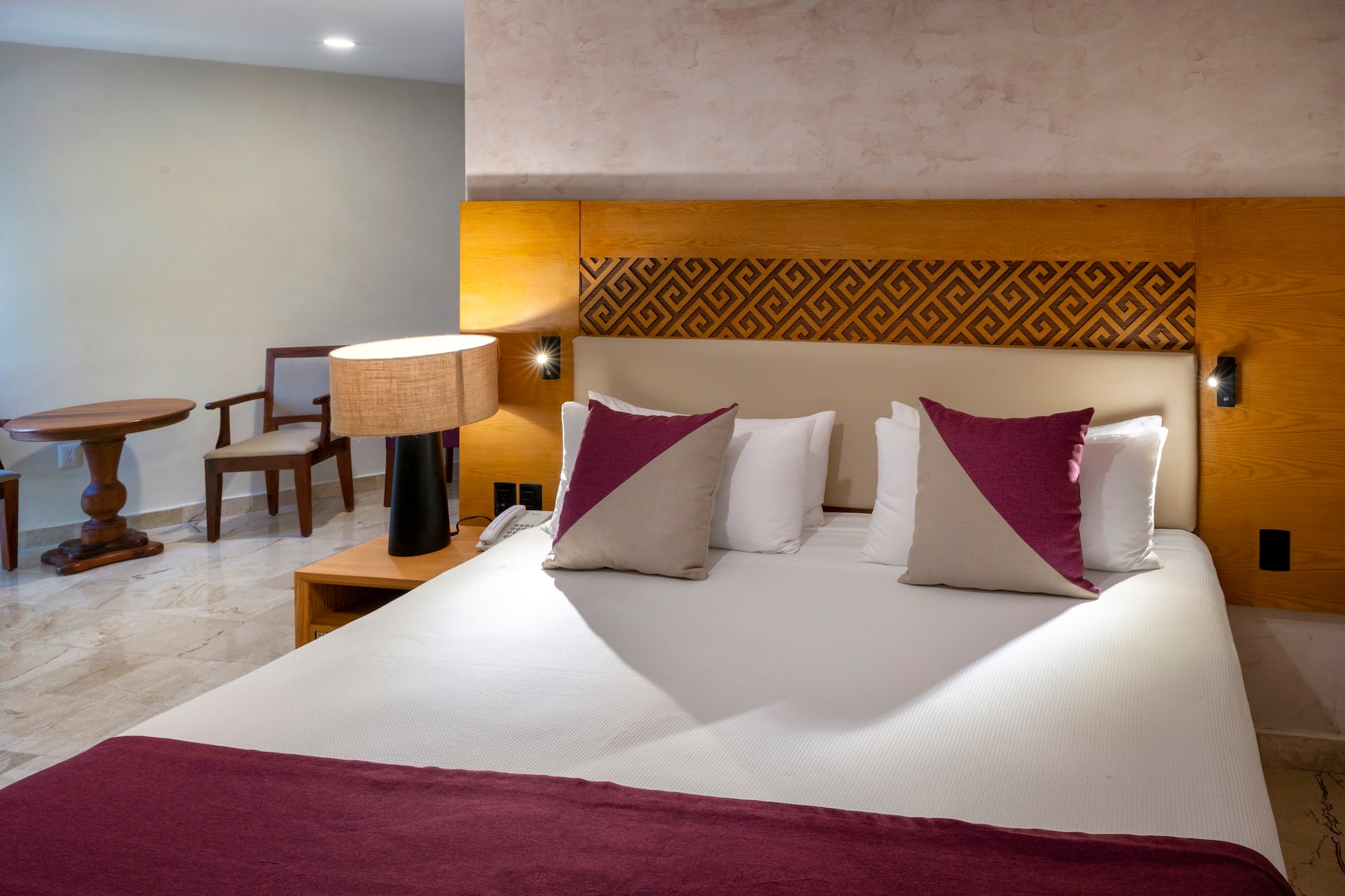 Guest room at the Viva Azteca by Wyndham, A Trademark All Inclusive Resort in Playa del Carmen, Other than US/Canada