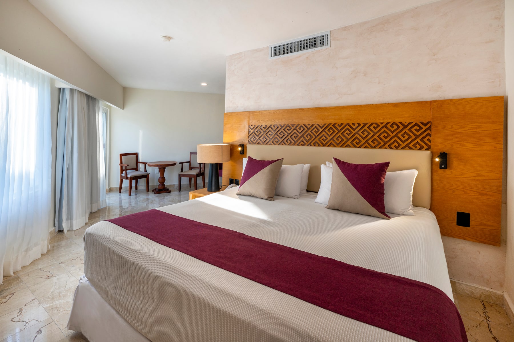 Guest room at the Viva Azteca by Wyndham, A Trademark All Inclusive Resort in Playa del Carmen, Other than US/Canada