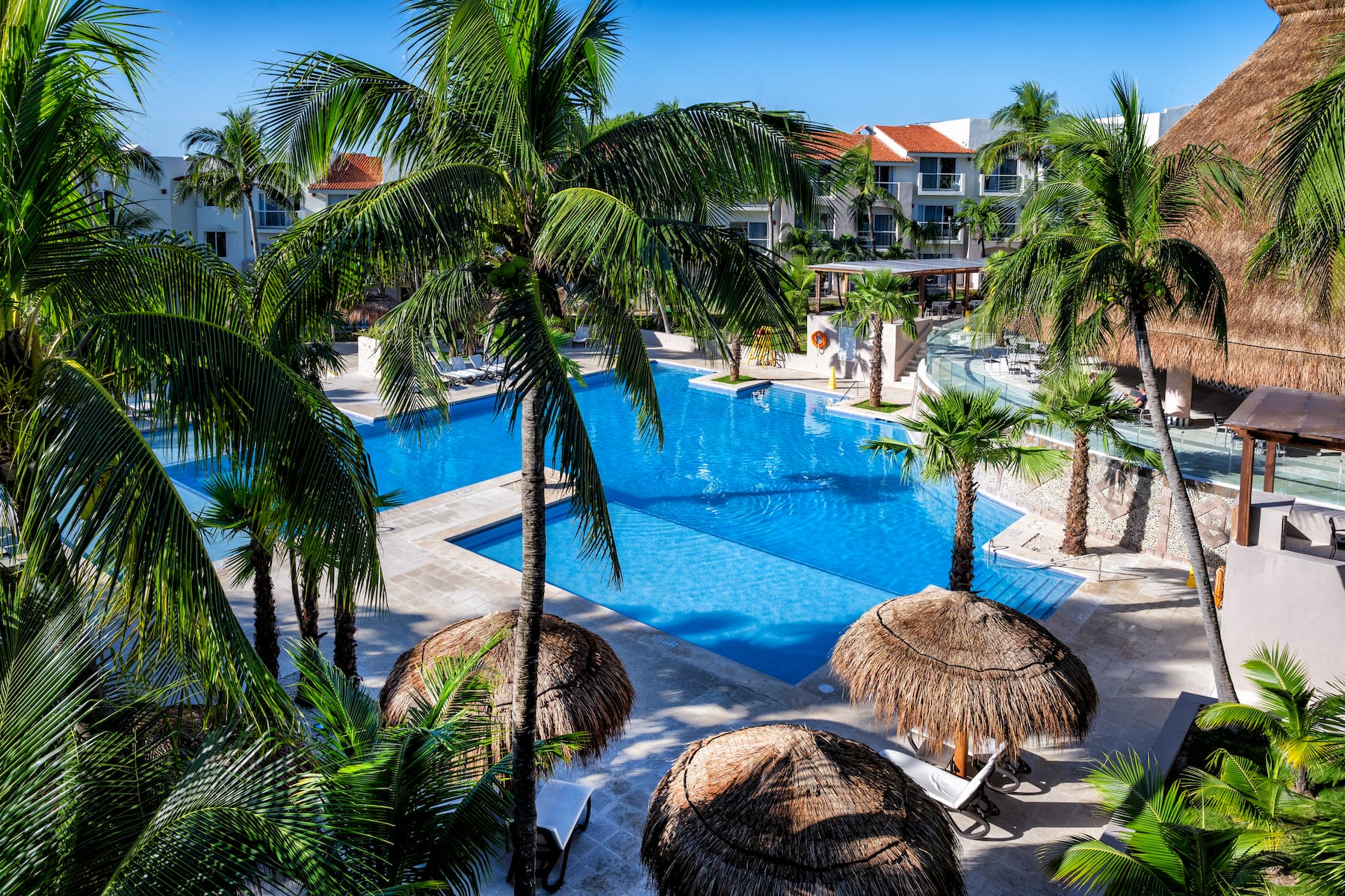 Pool at the Viva Azteca by Wyndham, A Trademark All Inclusive Resort in Playa del Carmen, Other than US/Canada