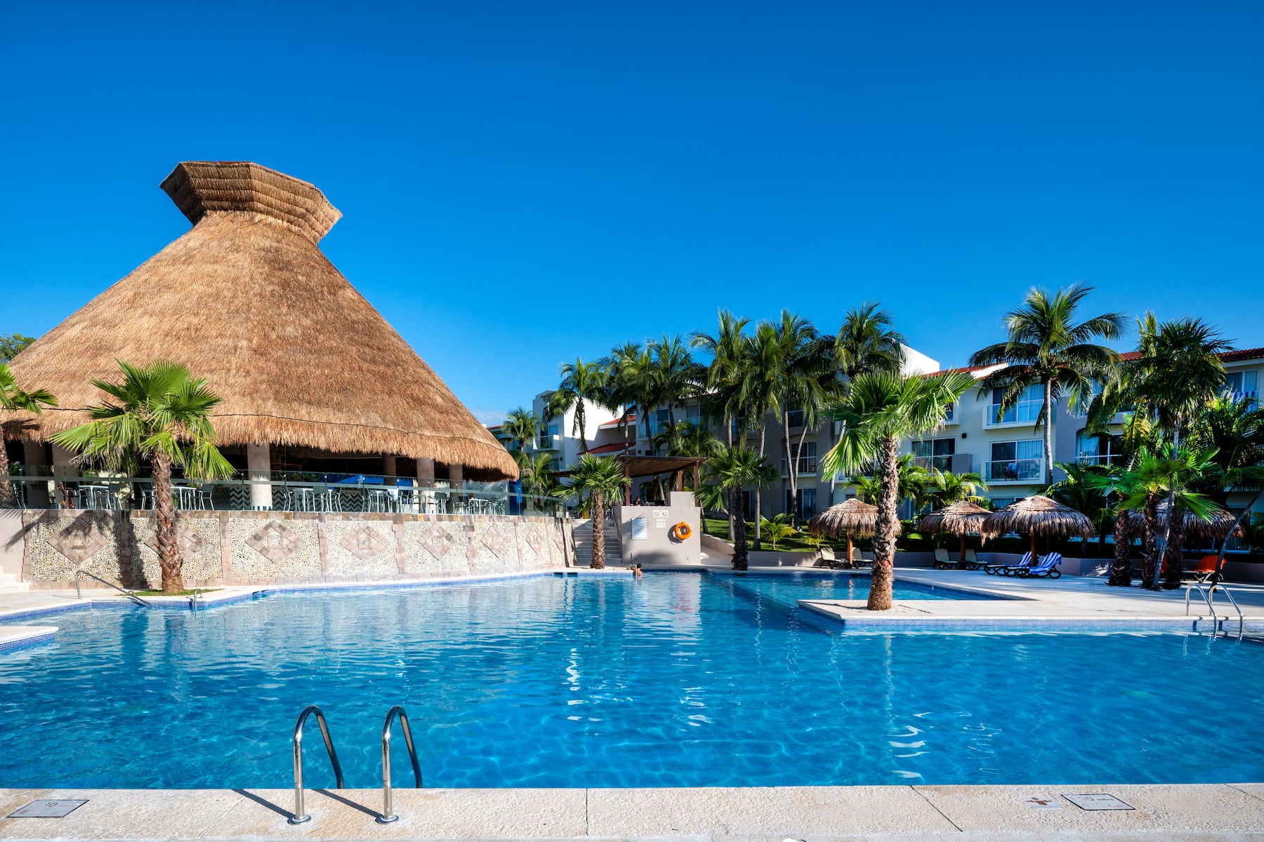 Pool at the Viva Azteca by Wyndham, A Trademark All Inclusive Resort in Playa del Carmen, Other than US/Canada