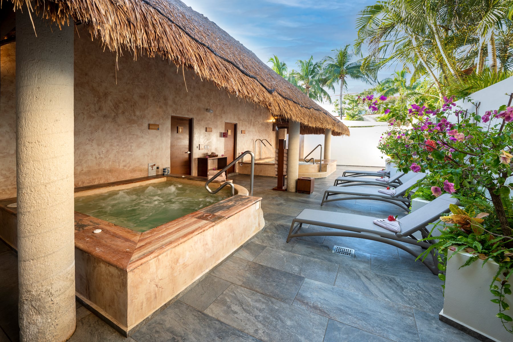 Hot tub at the Viva Maya by Wyndham, A Trademark All Inclusive Resort in Playa del Carmen, Other than US/Canada