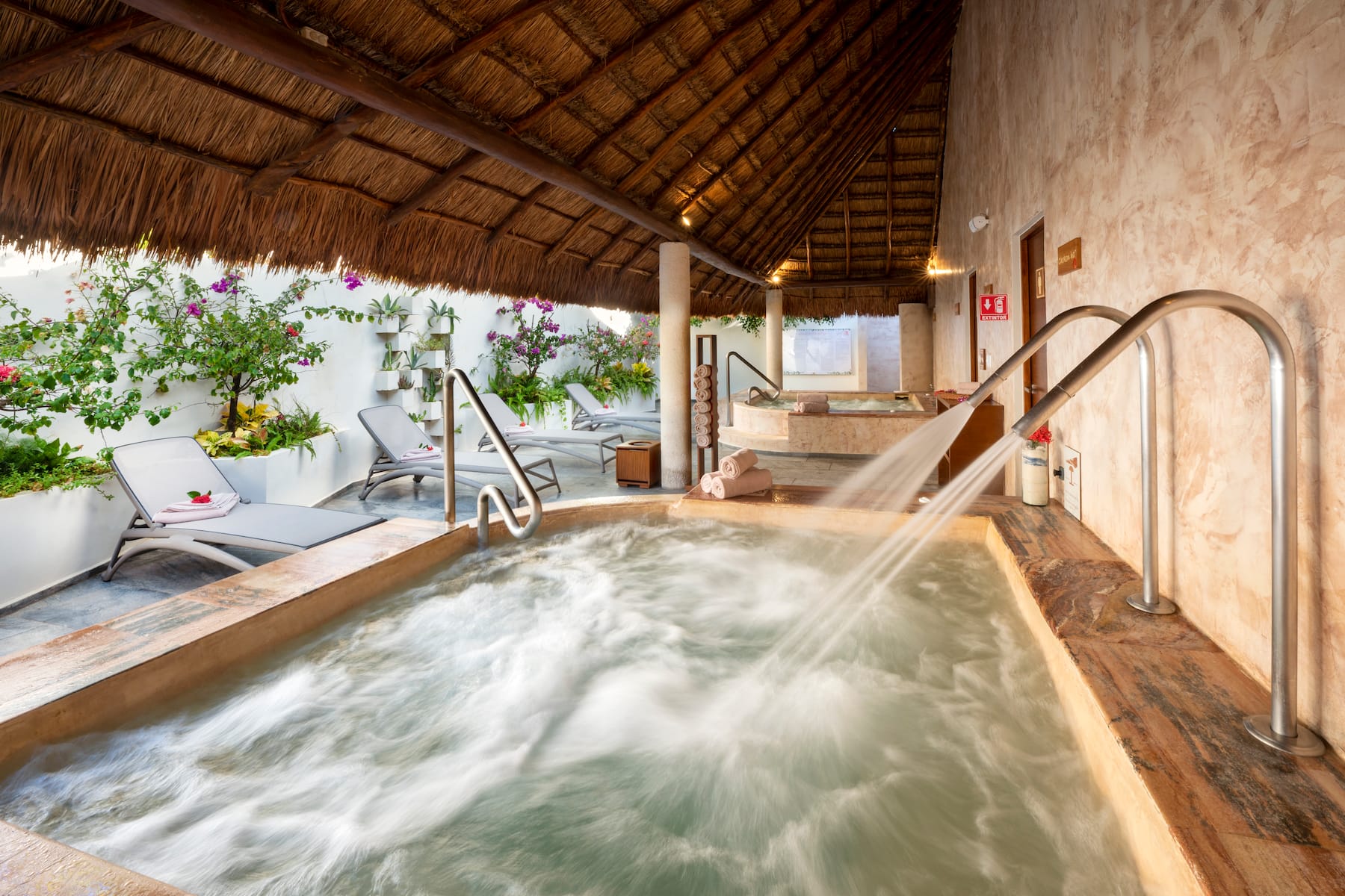 Hot tub at the Viva Maya by Wyndham, A Trademark All Inclusive Resort in Playa del Carmen, Other than US/Canada