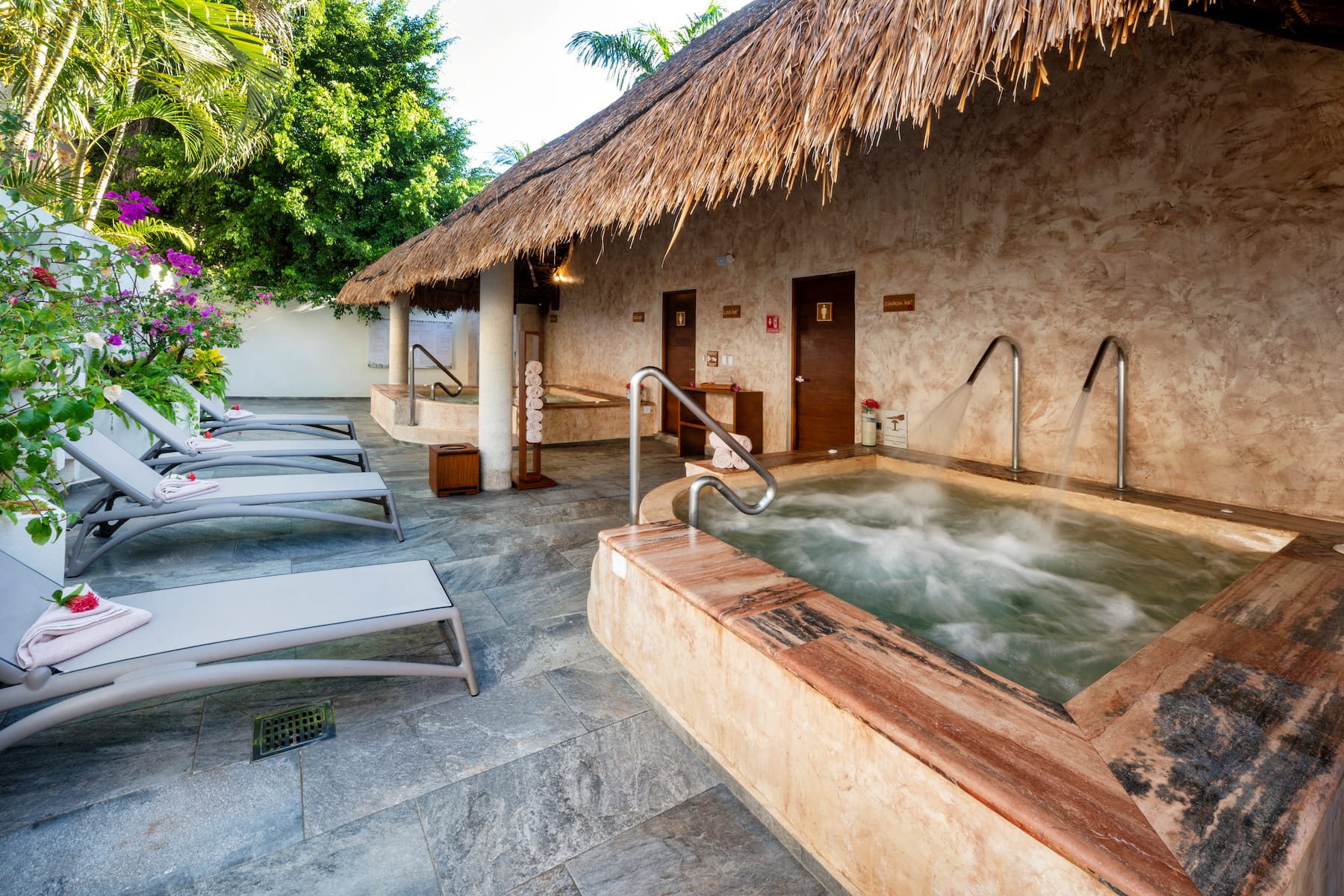 Hot tub at the Viva Maya by Wyndham, A Trademark All Inclusive Resort in Playa del Carmen, Other than US/Canada