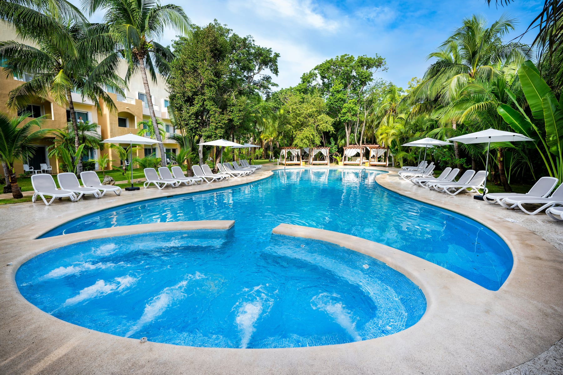 Pool at the Viva Maya by Wyndham, A Trademark All Inclusive Resort in Playa del Carmen, Other than US/Canada